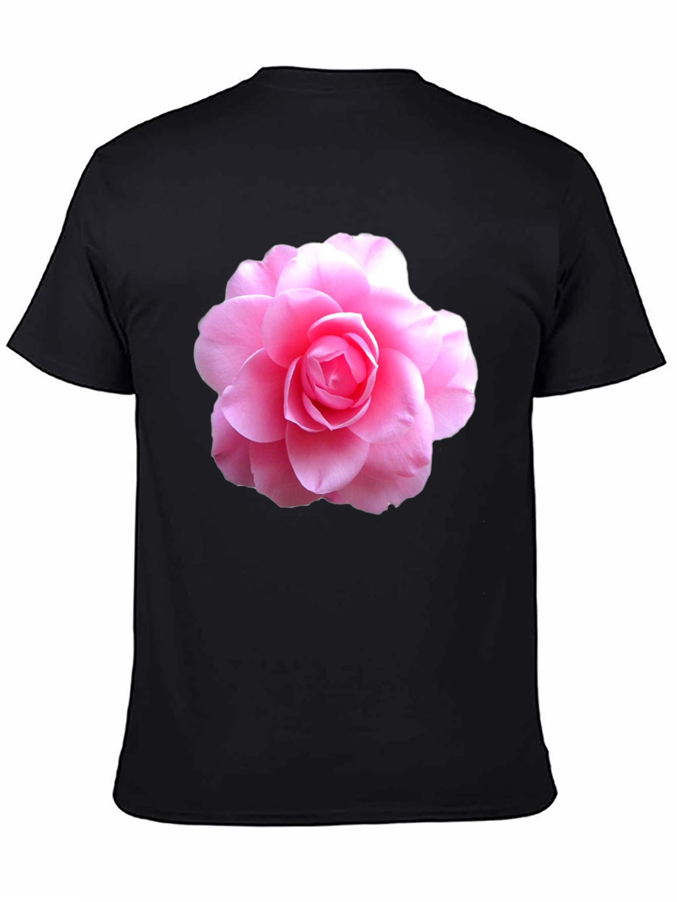 Pink Flower Graphic T-Shirt