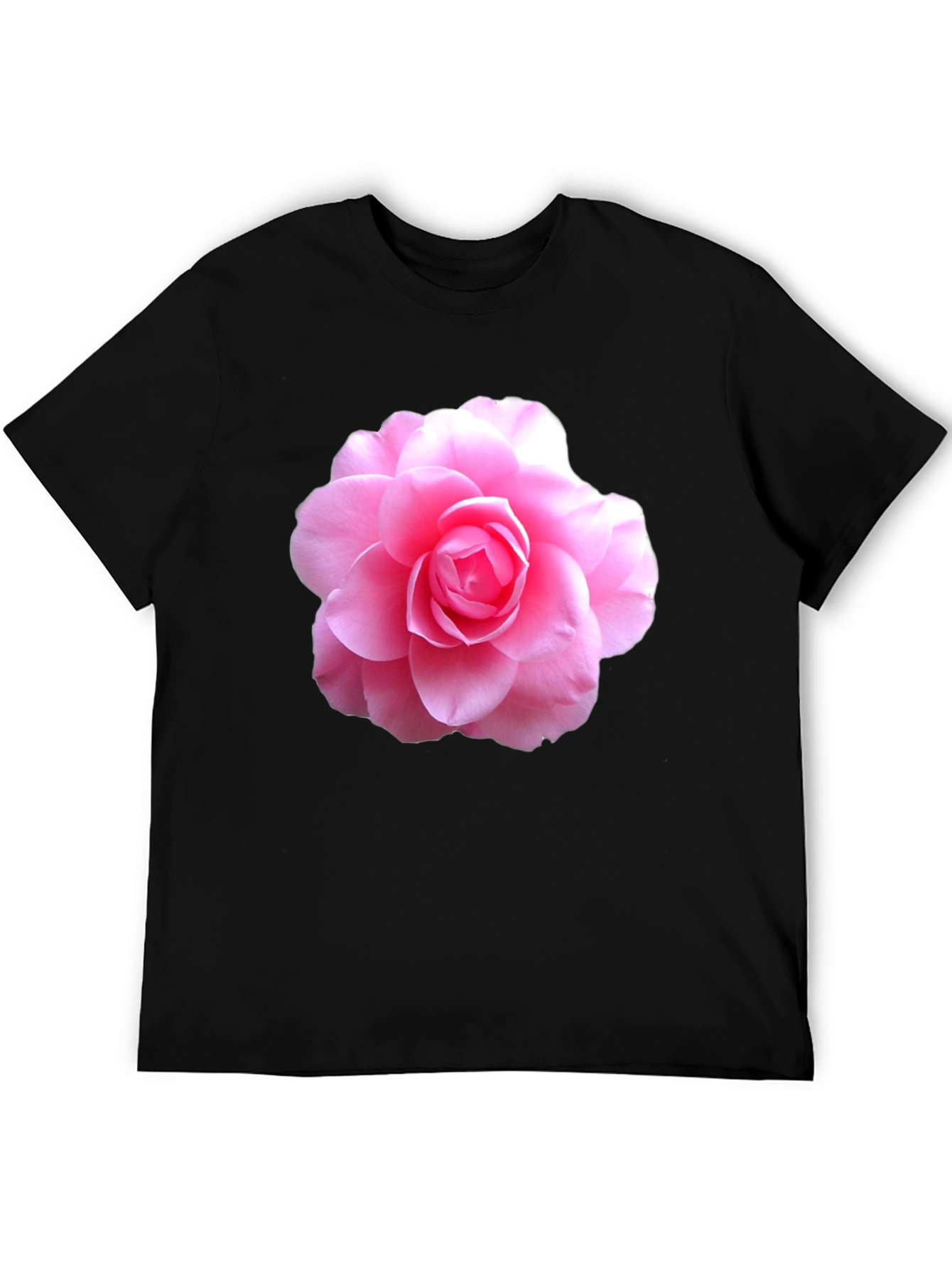 Pink Flower Graphic T-Shirt