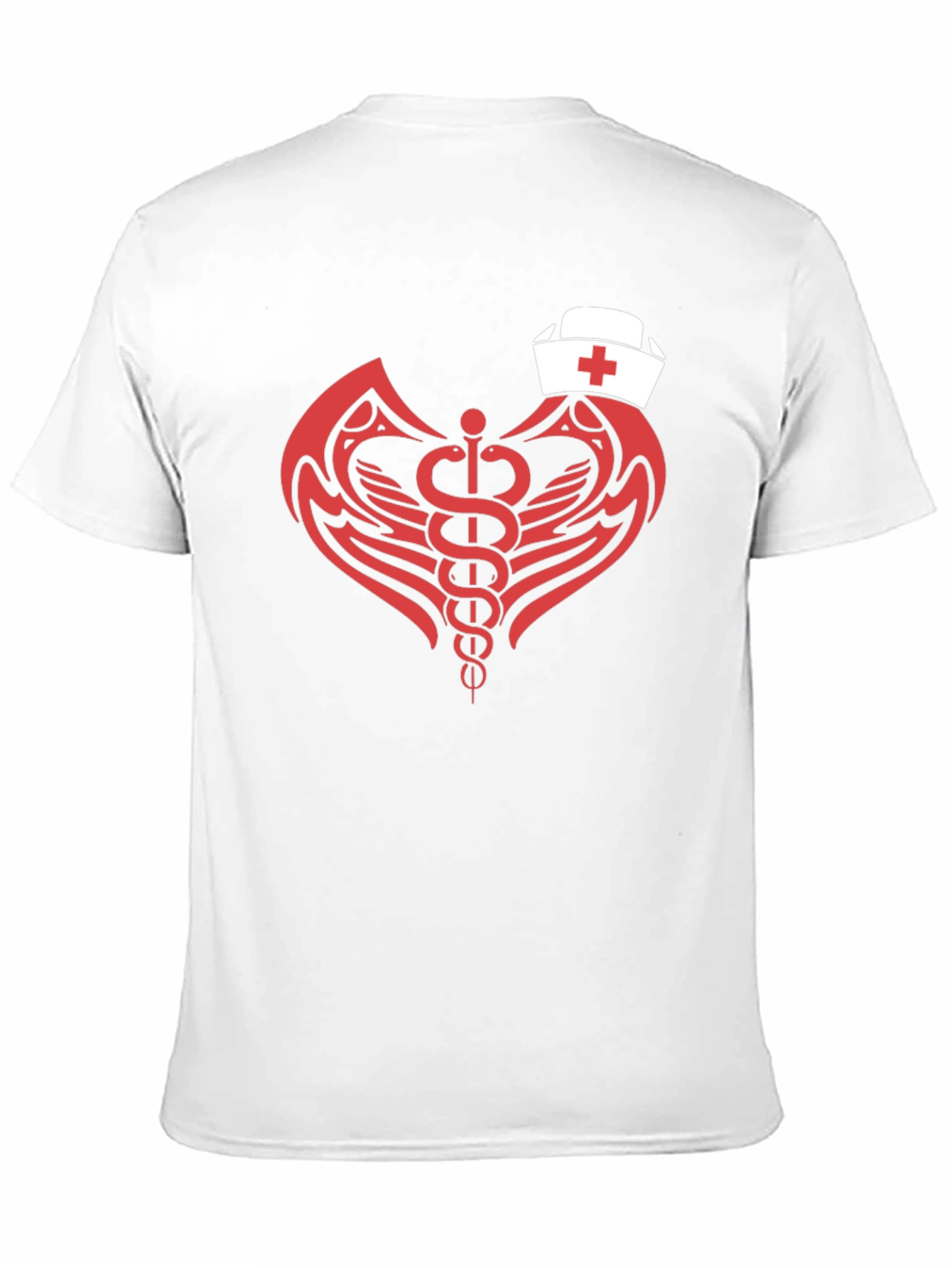 Nurse Caduceus T-Shirt - Modern Graphic Tee