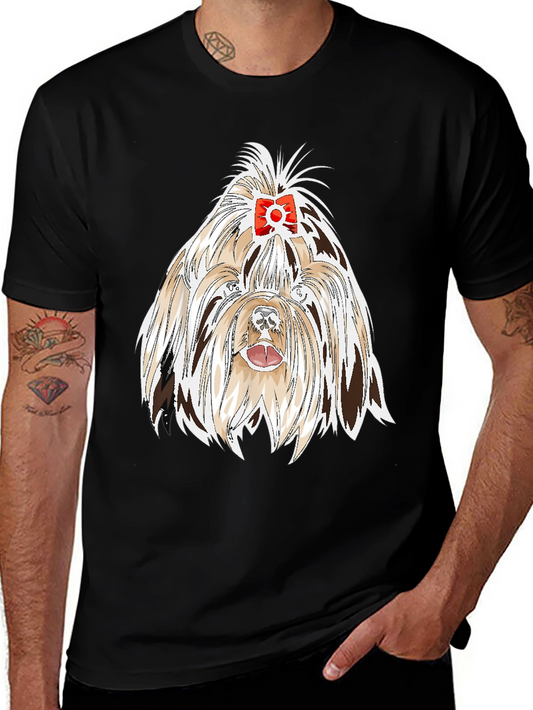 Dog Lover T-Shirt - Cute Shih Tzu Graphic Tee