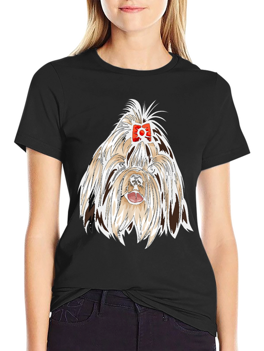 Dog Lover T-Shirt - Cute Shih Tzu Graphic Tee