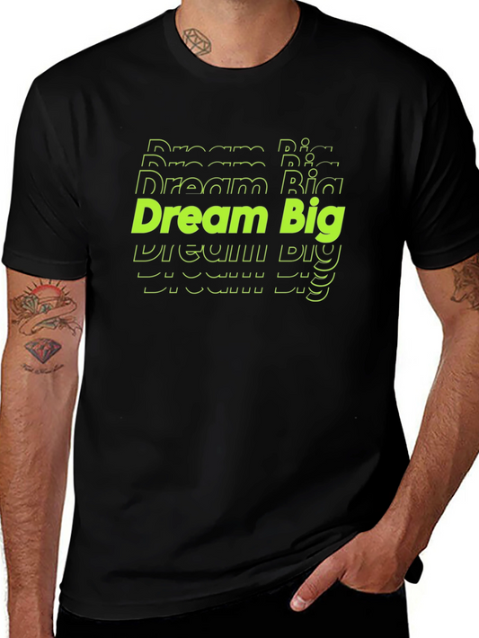 Dream Big Graphic Tee - Black