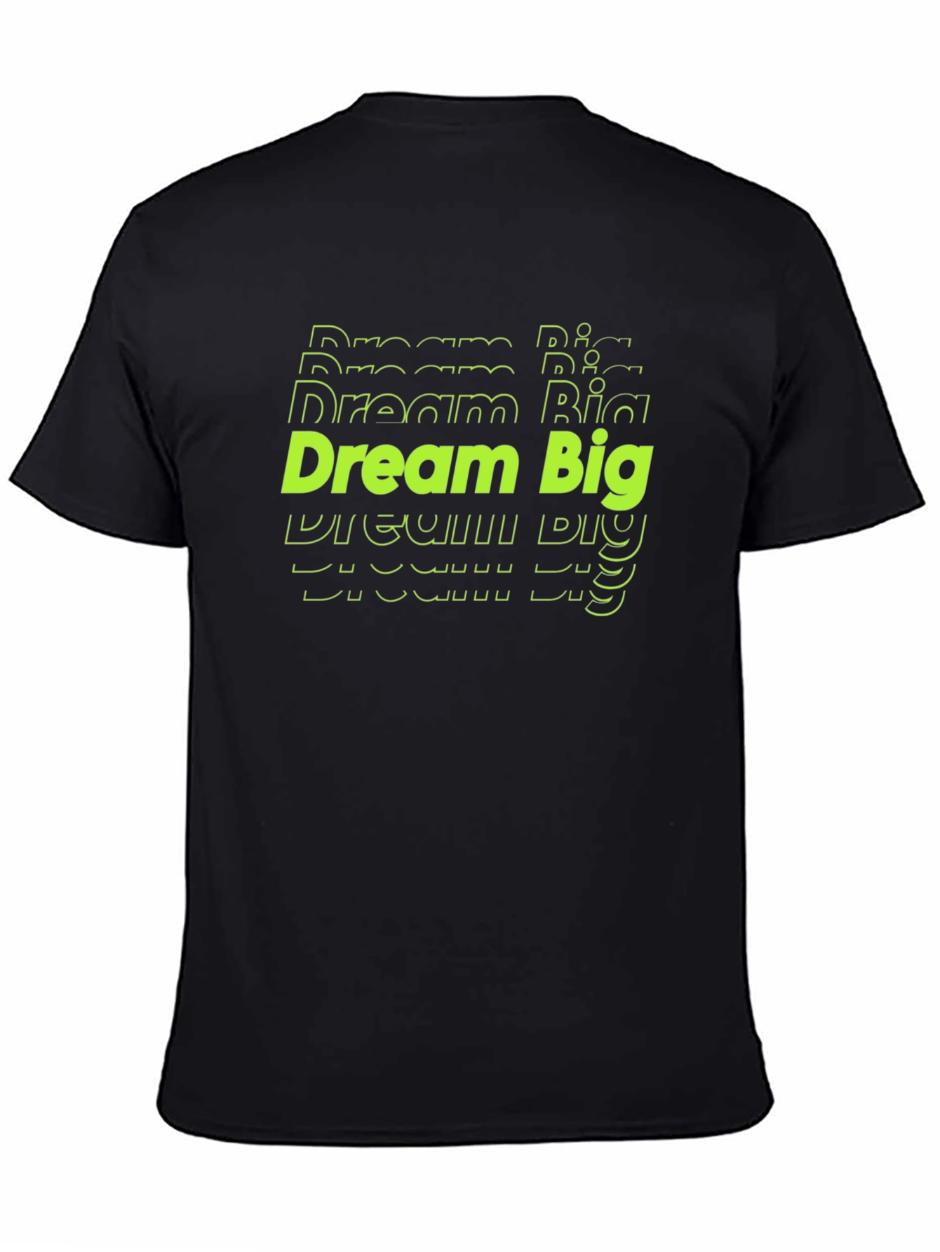 Dream Big Graphic Tee - Black
