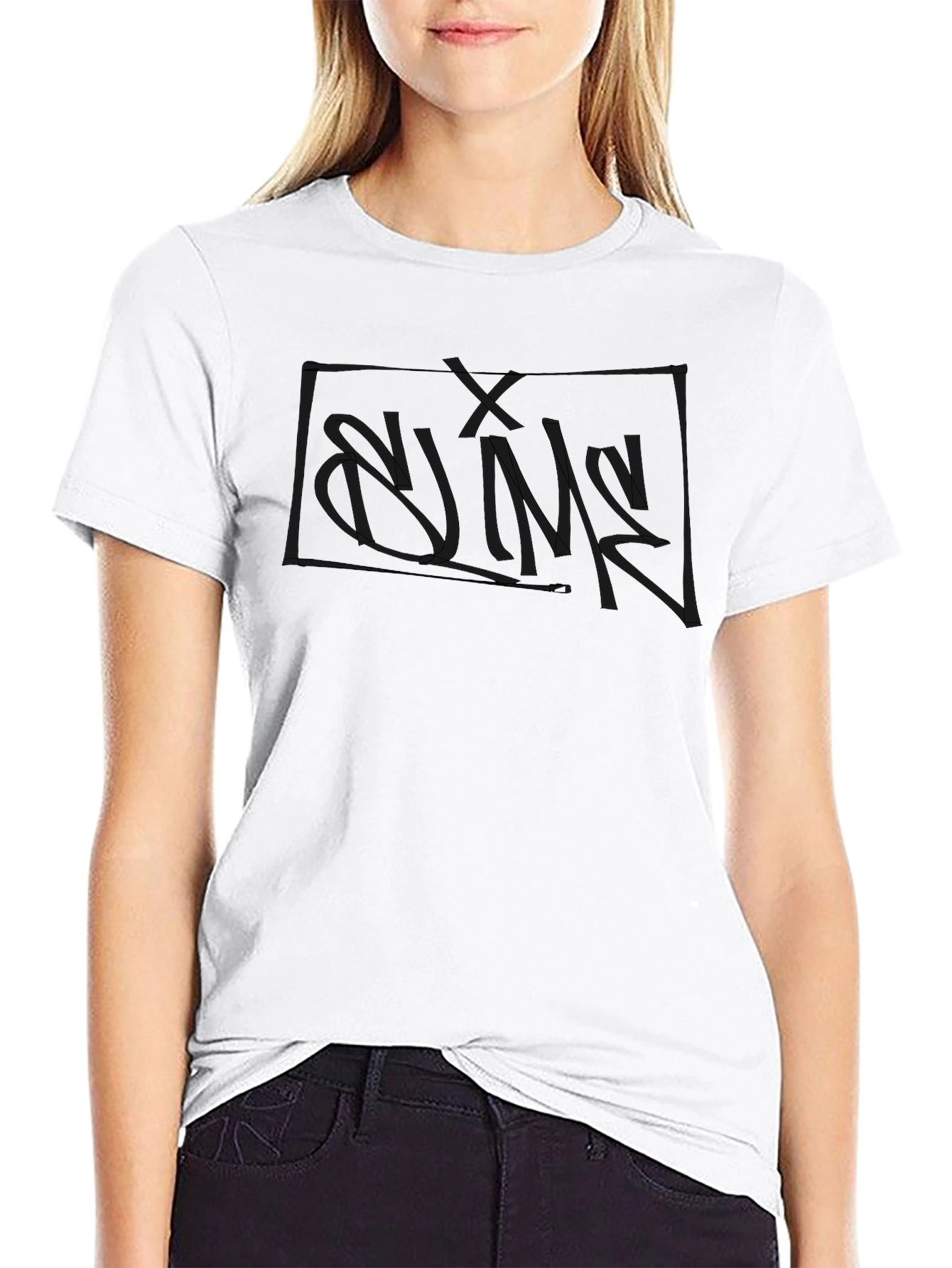 Minimalist Black Graphic Tee - Urban Style