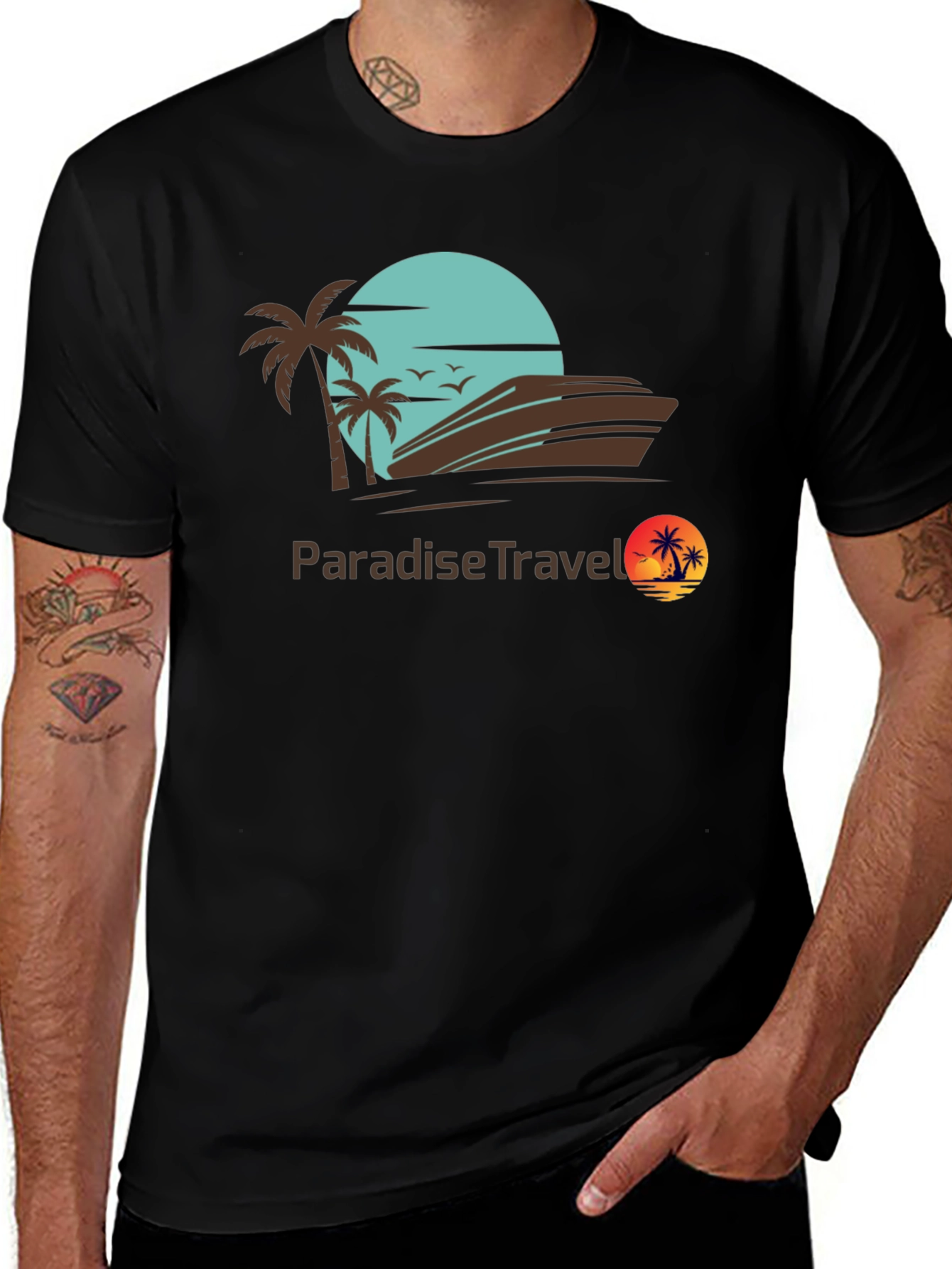 Paradise Travel T-Shirt - Island Getaway