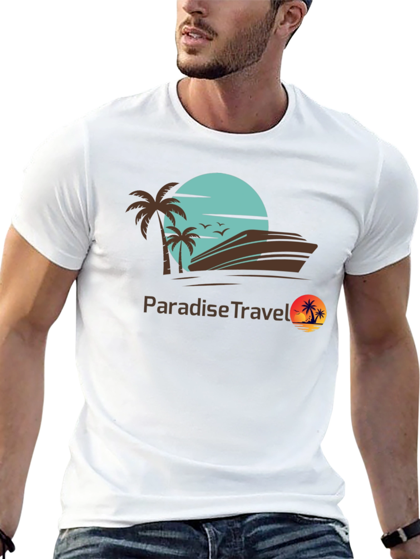 Paradise Travel T-Shirt - Island Getaway