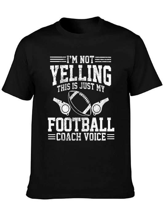 Football Coach Voice Graphic T-Shirt
