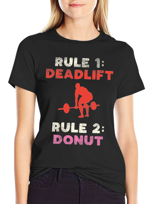 Deadlift and Donuts Graphic T-Shirt