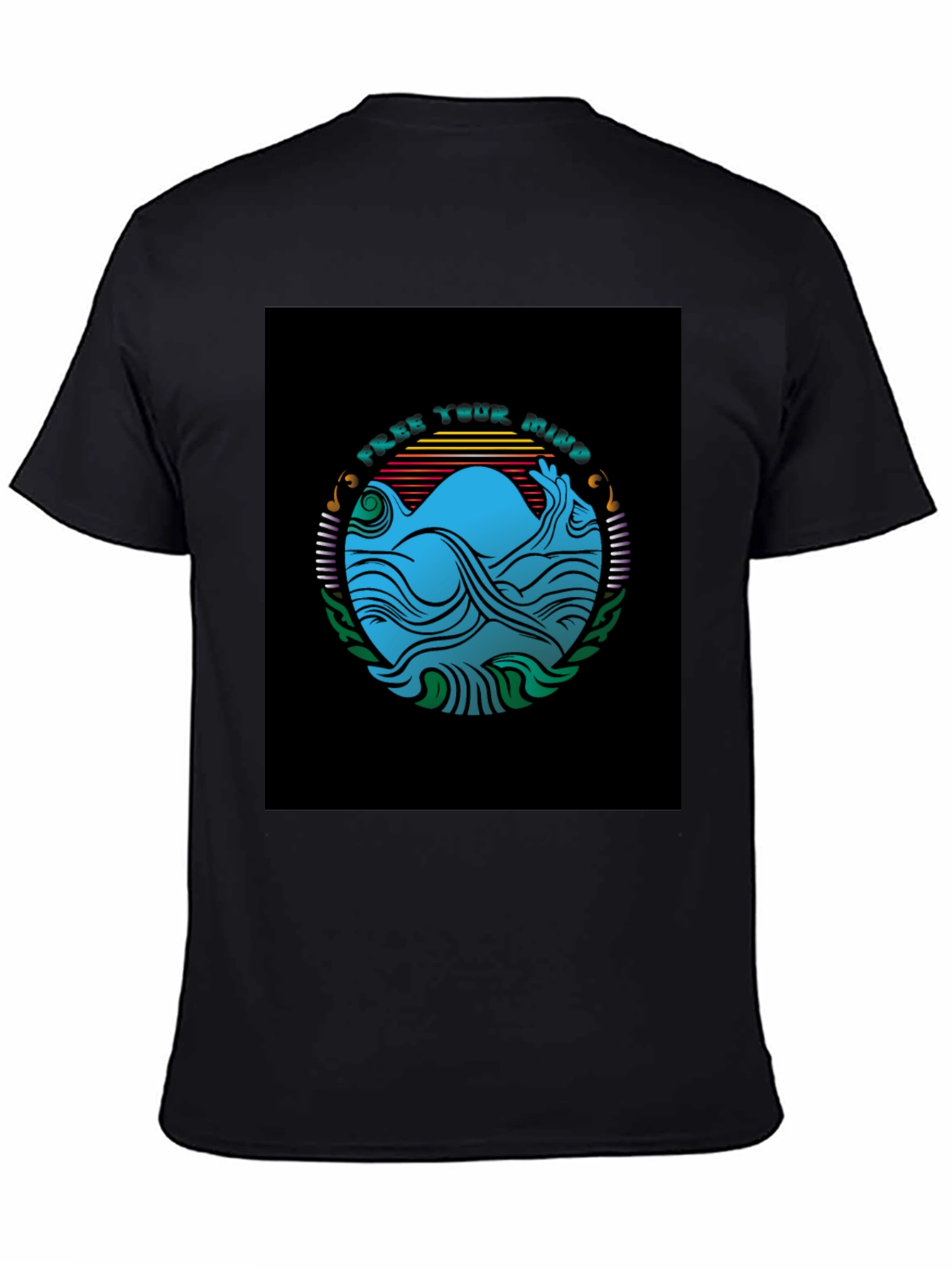 Free Your Mind Graphic Tee - Black T-Shirt