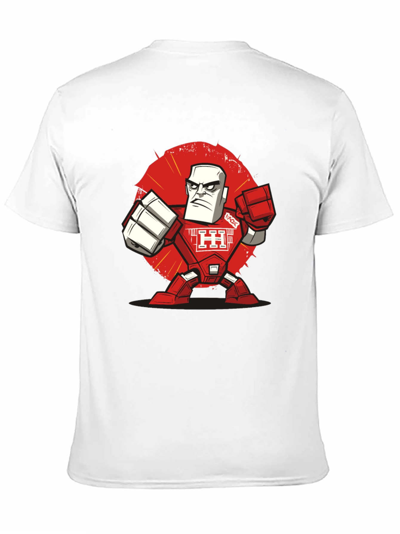 Robot Warrior Graphic Tee - Black