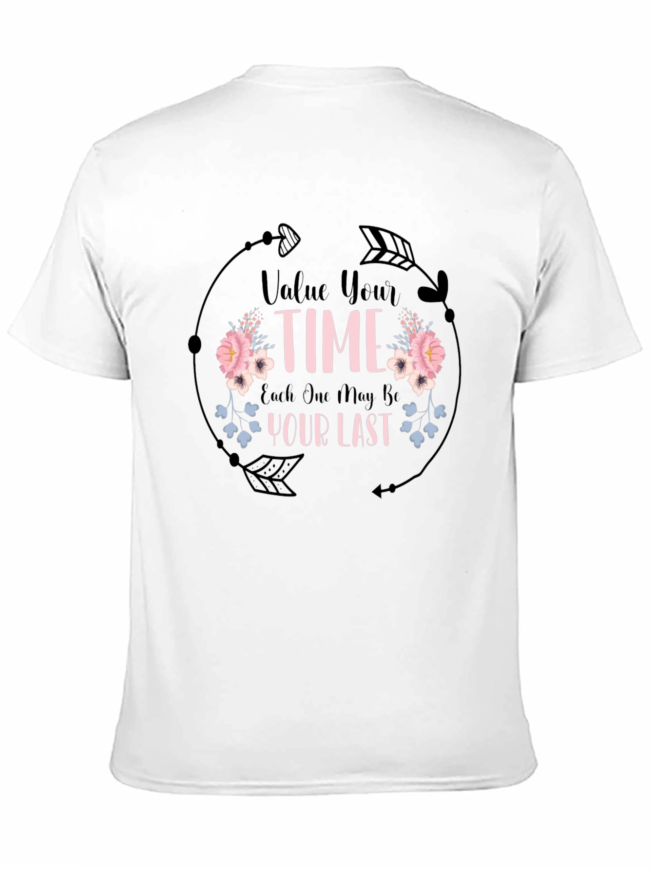 Value Your Time Graphic Tee - Black