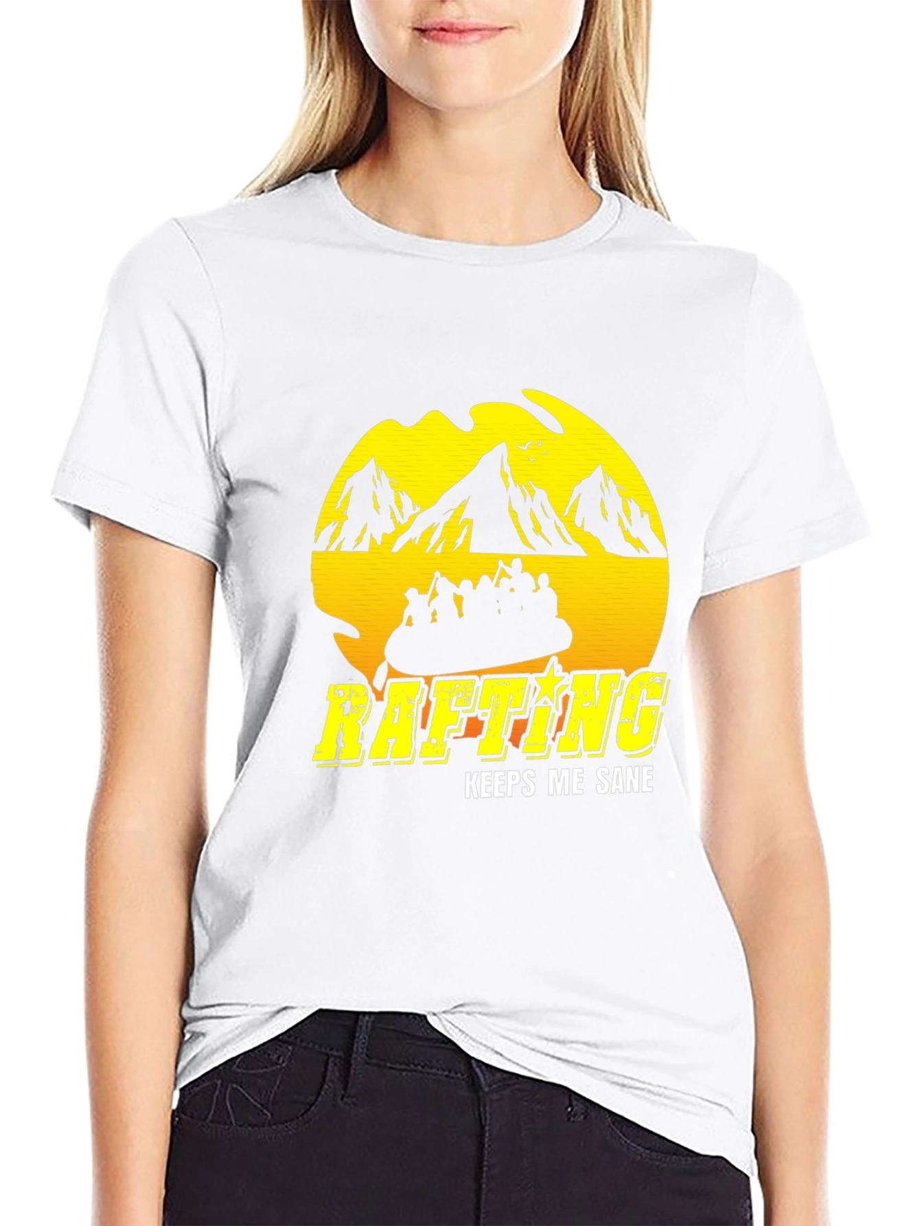 Rafting Keeps Me Sane Graphic Tee