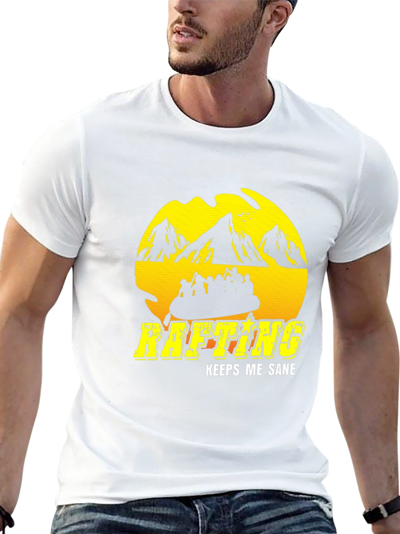 Rafting Keeps Me Sane Graphic Tee