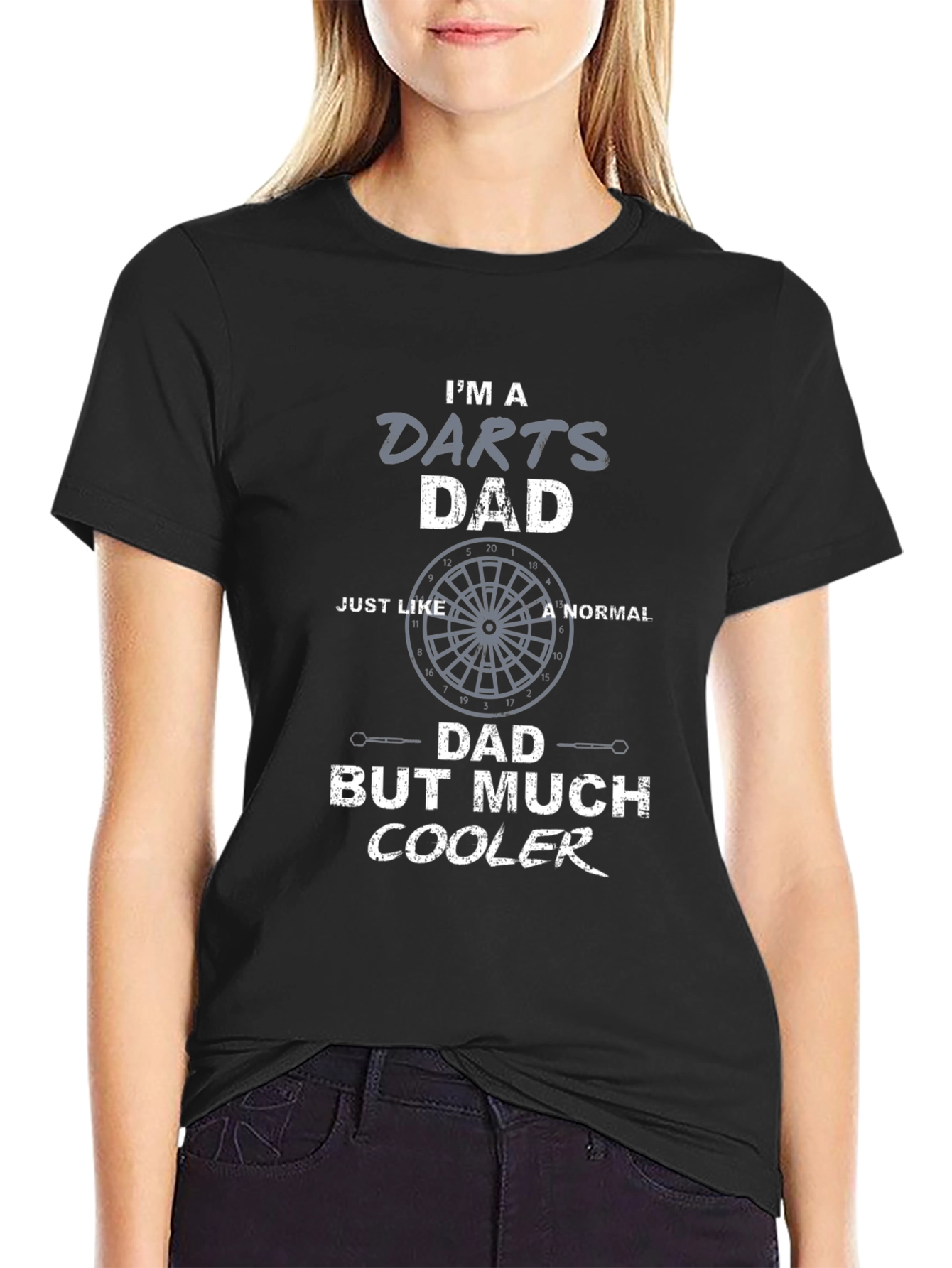 Dart Dad T-Shirt - Cool Fathers Day Gift