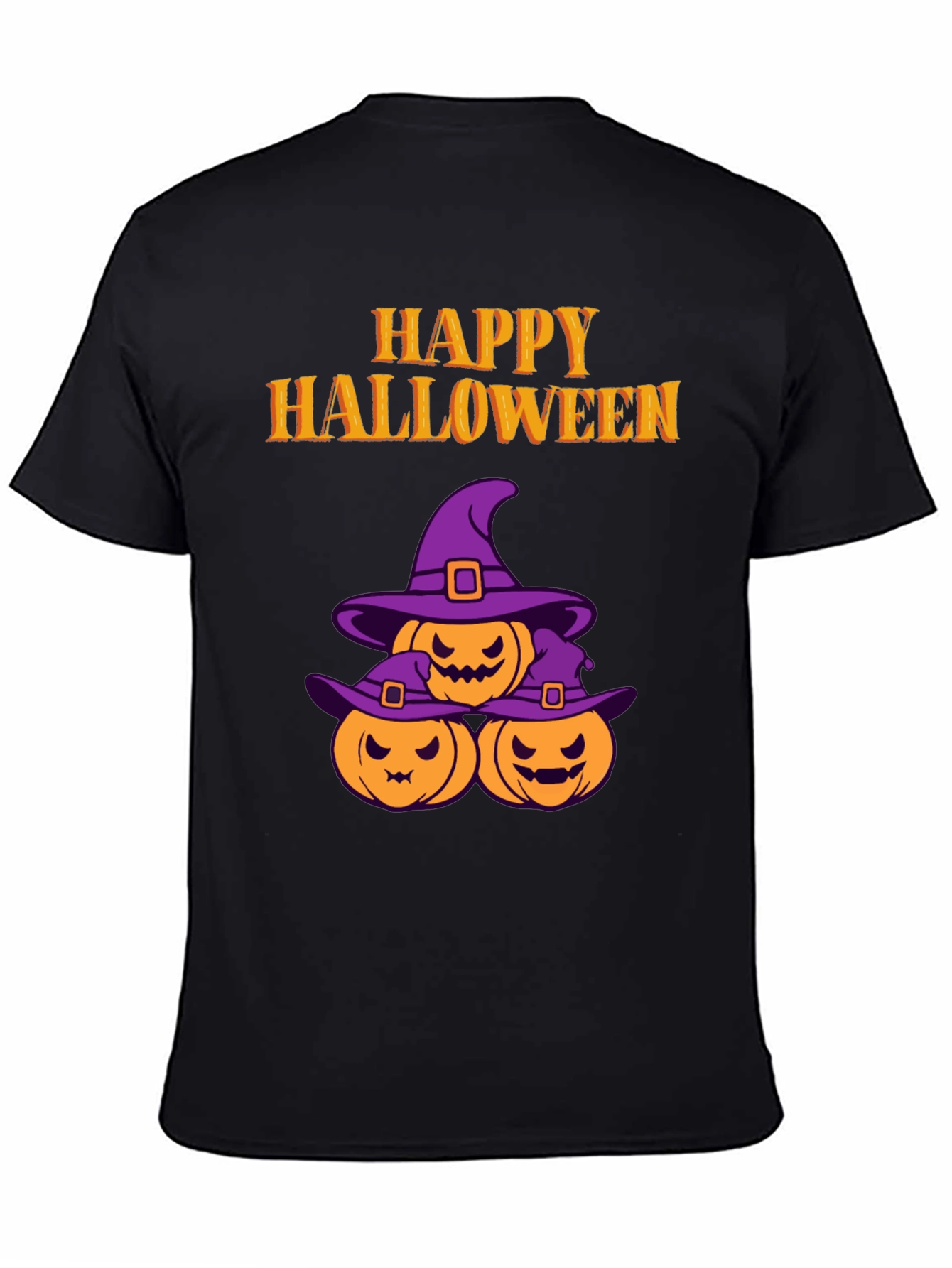 Happy Halloween Pumpkin Witch T-Shirt
