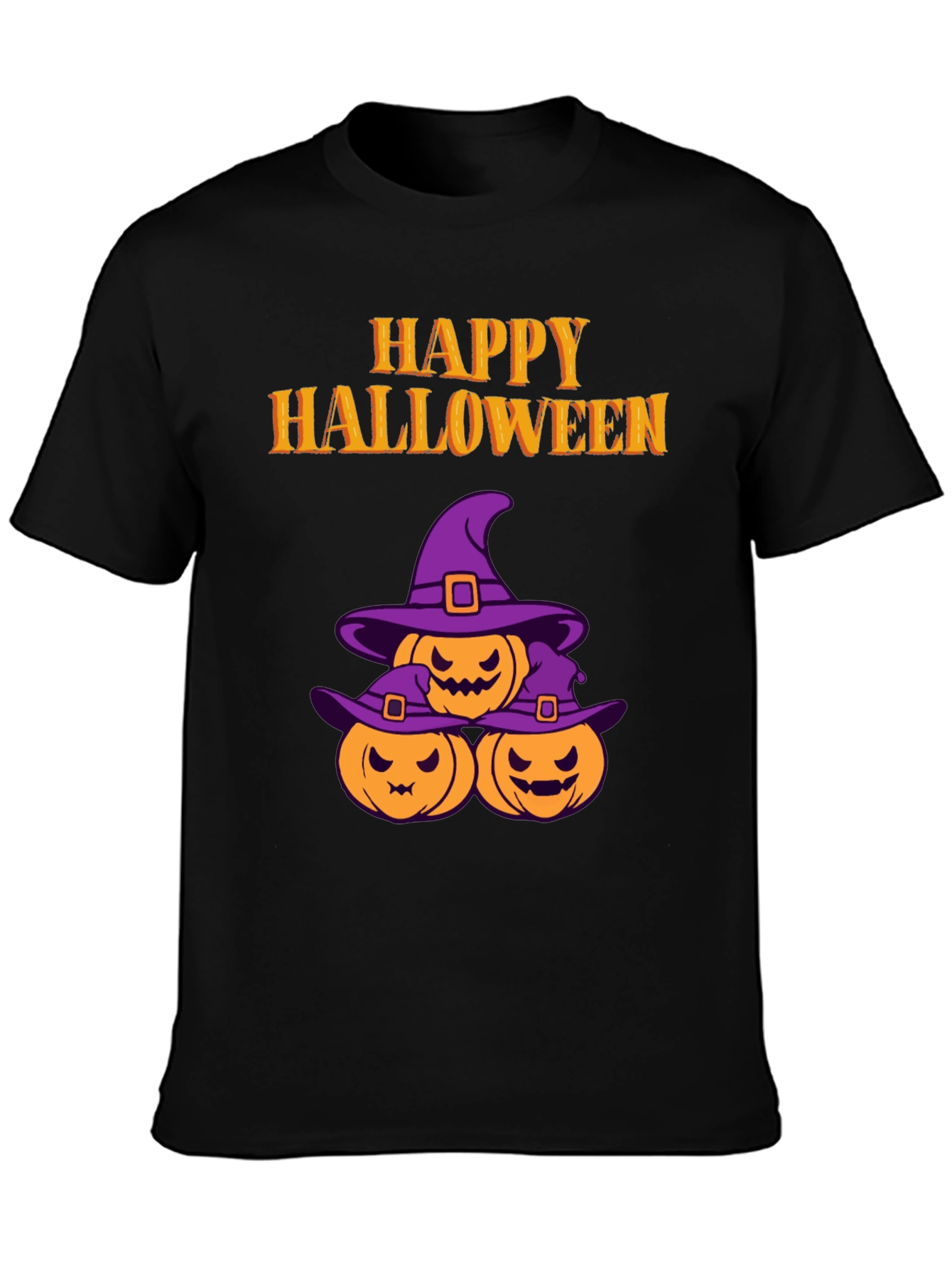 Happy Halloween Pumpkin Witch T-Shirt