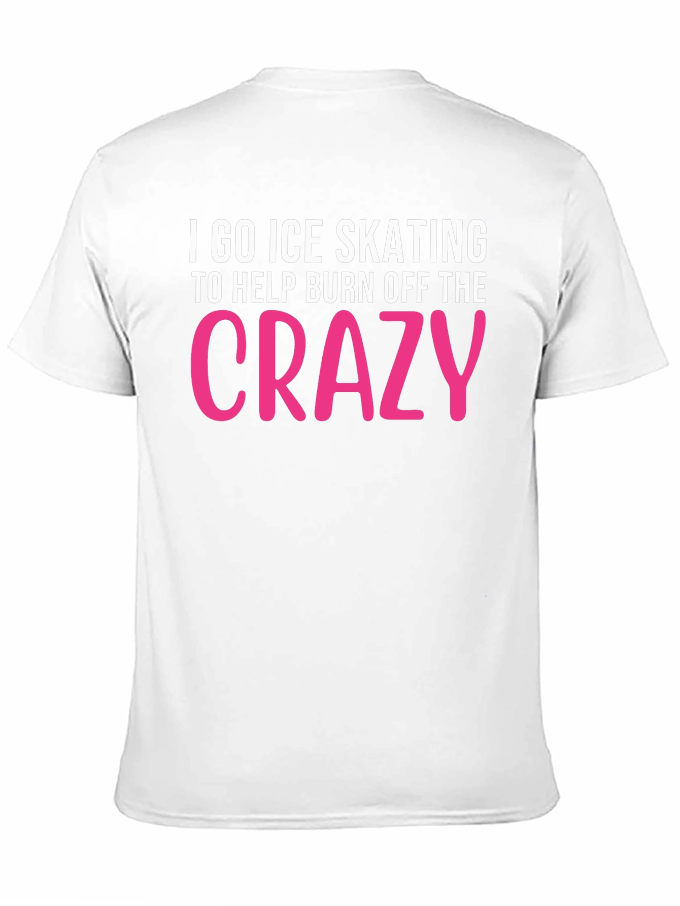 Ice Skating Crazy Funny Graphic T-Shirt