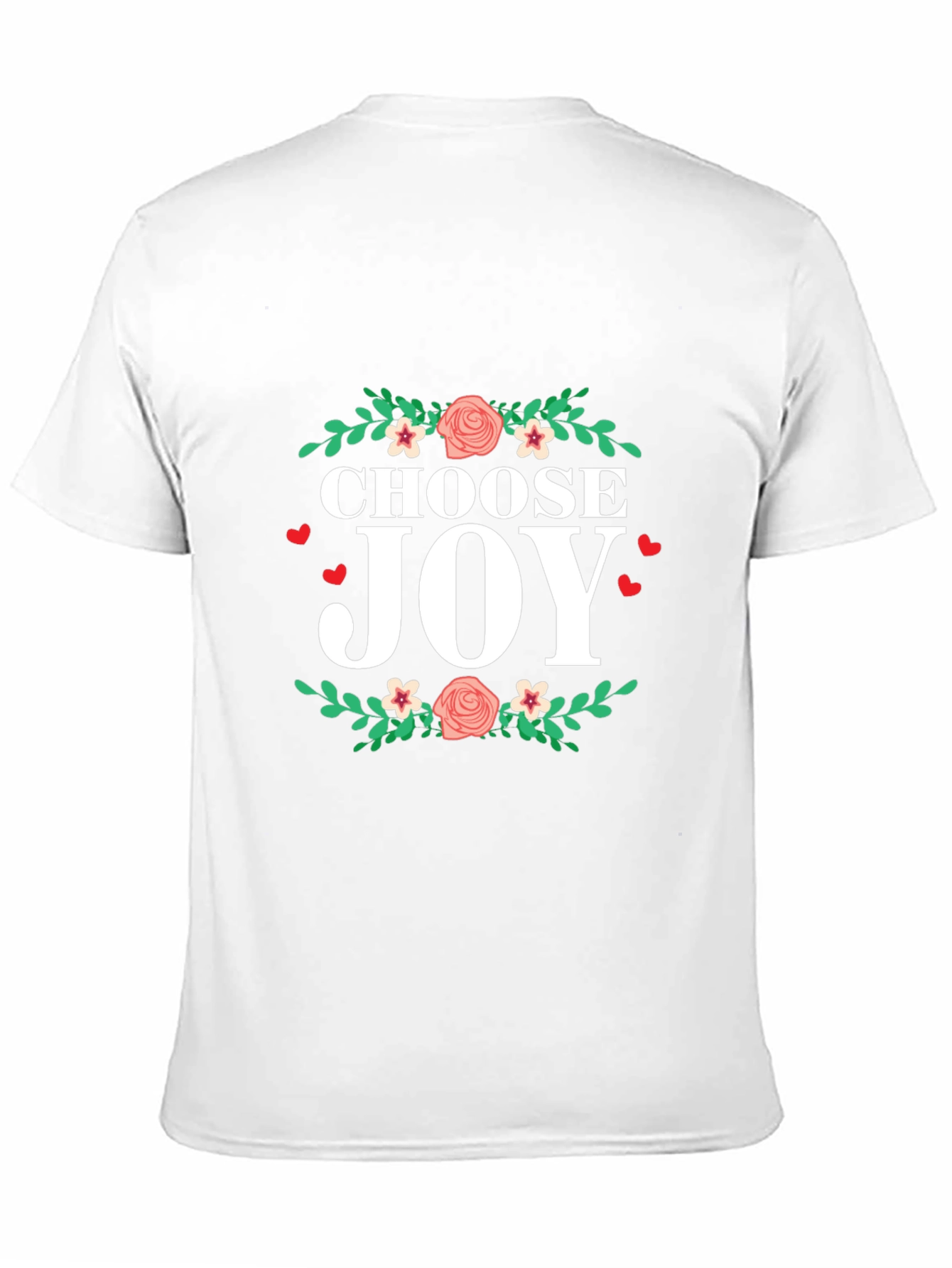 Choose Joy Floral Graphic T-Shirt