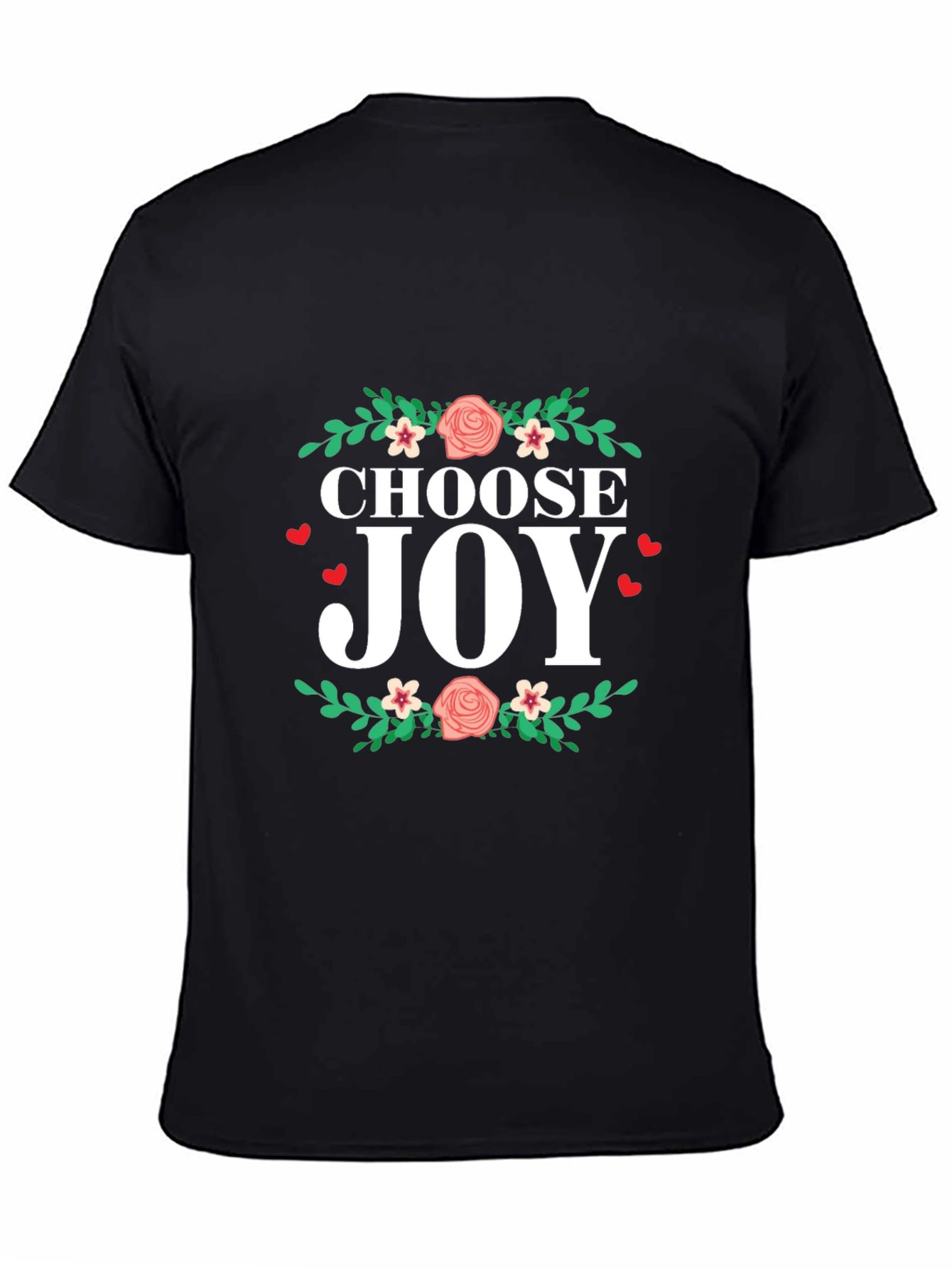 Choose Joy Floral Graphic T-Shirt