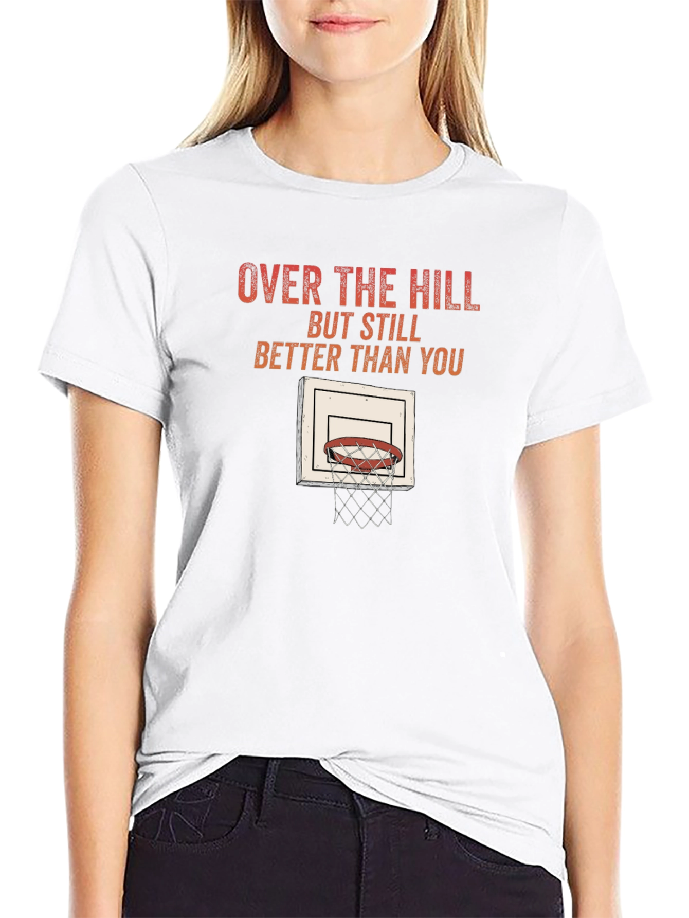 Over The Hill Basketball T-Shirt