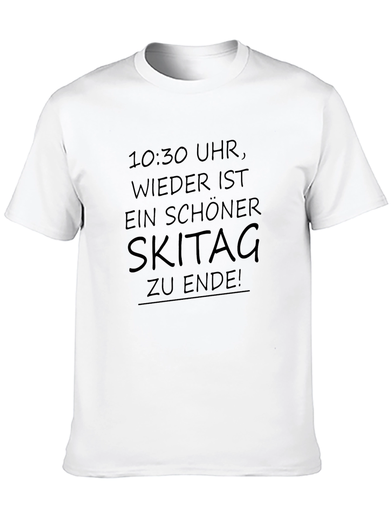 Funny Skiing T-Shirt Ski Day Ending