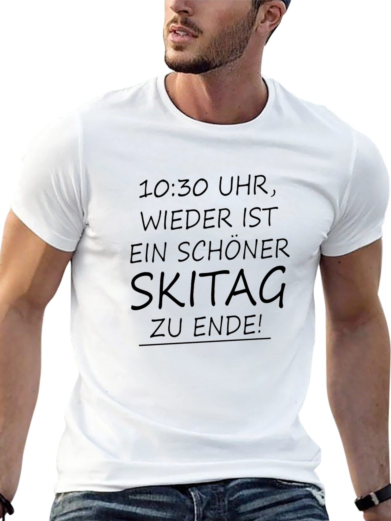Funny Skiing T-Shirt Ski Day Ending