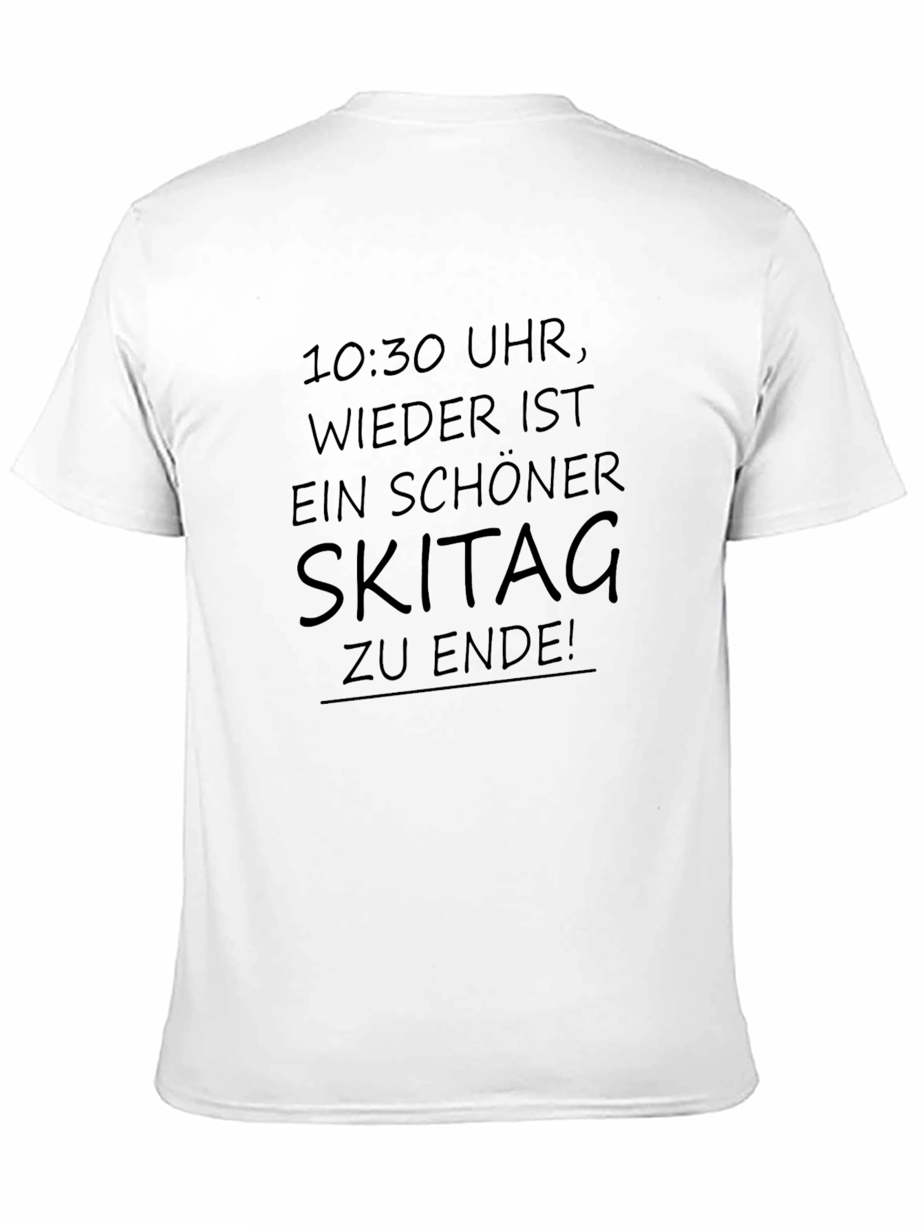 Funny Skiing T-Shirt Ski Day Ending