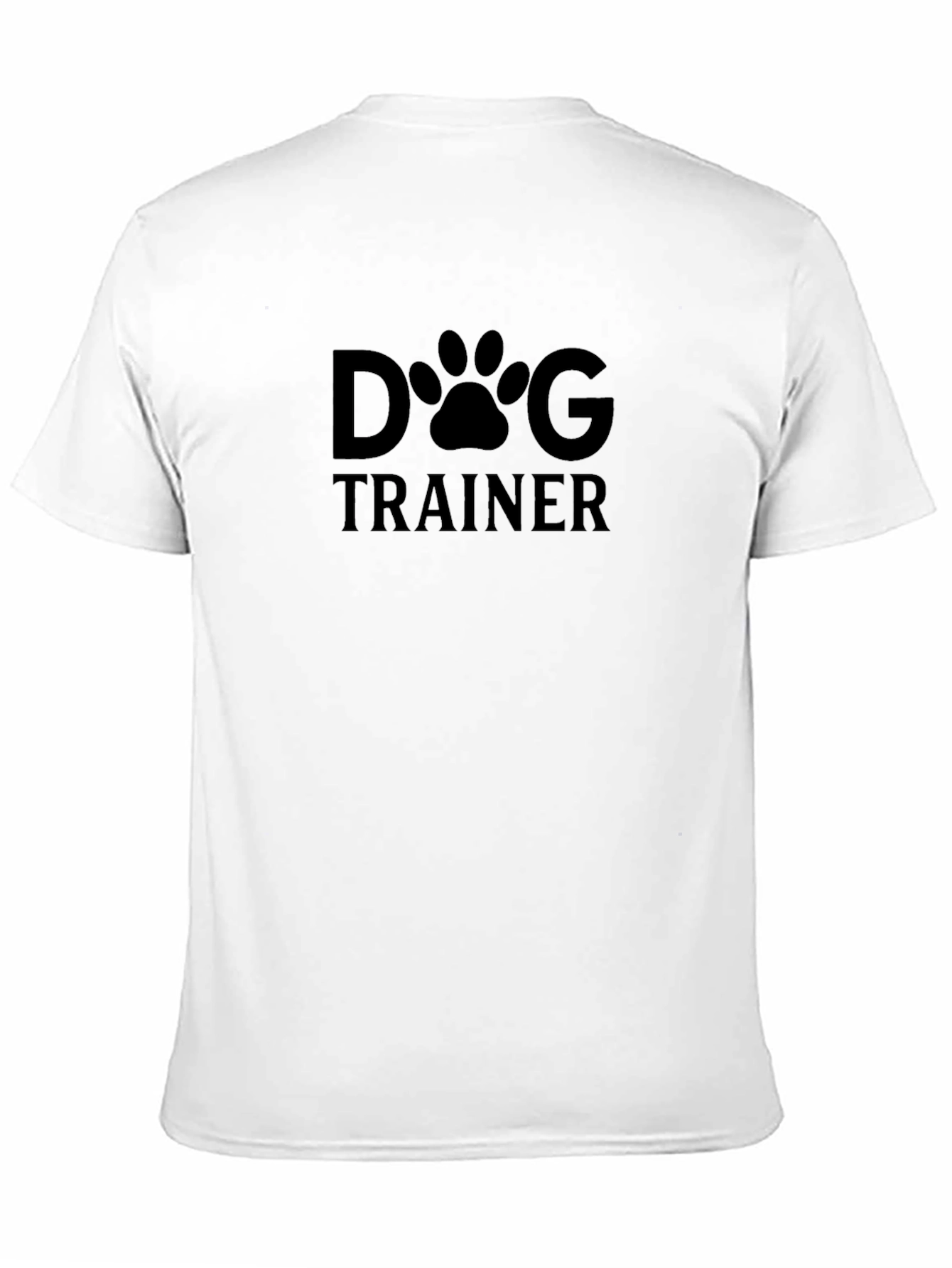 Dog Trainer Graphic T-Shirt - Black