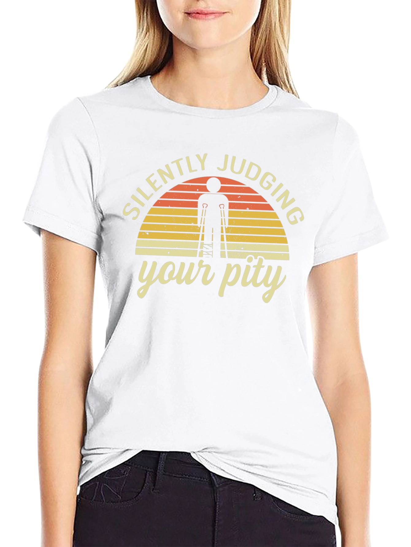 Silently Judging Your Pity Graphic T-Shirt