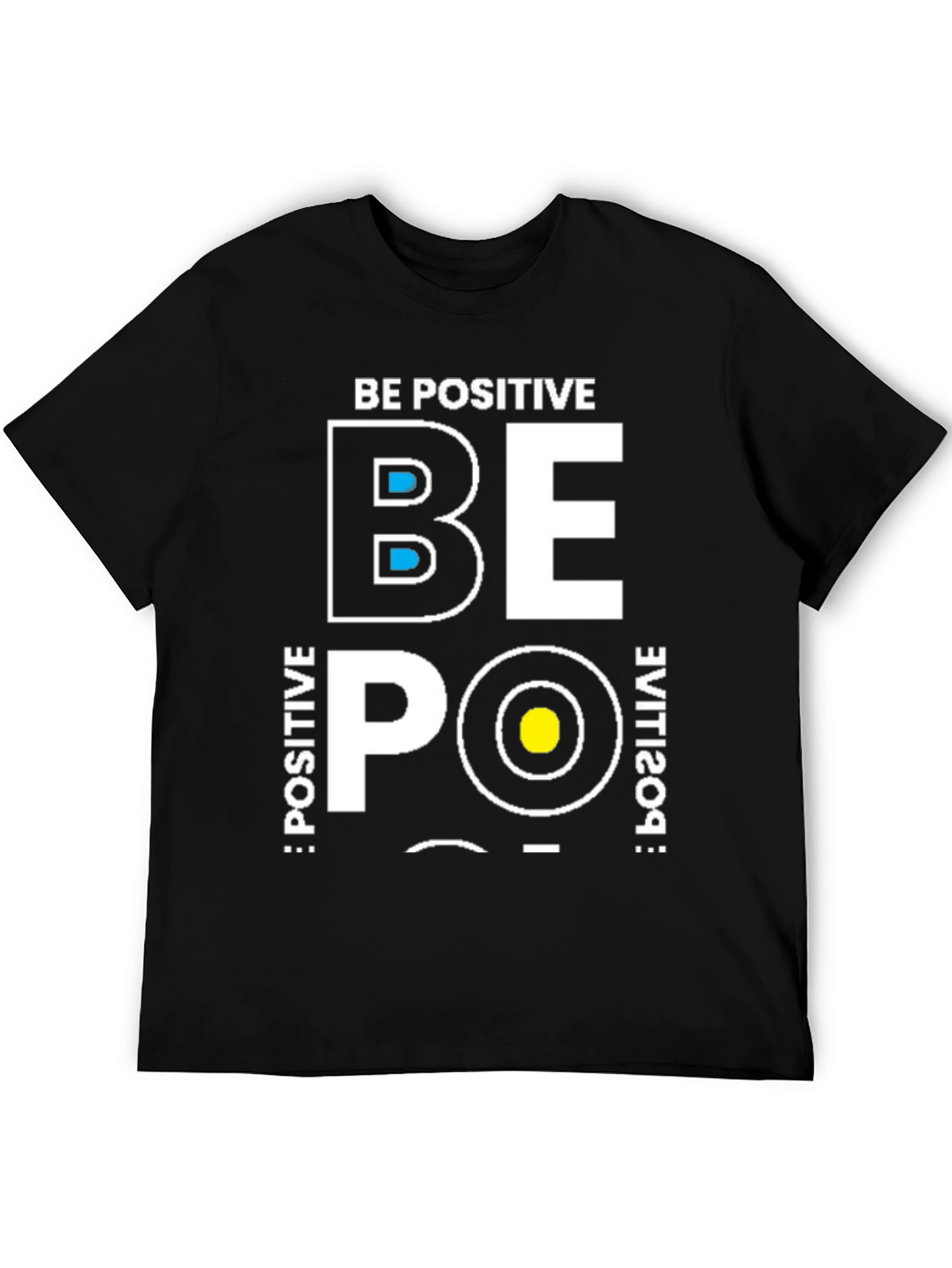 Be Positive Graphic T-Shirt - Black