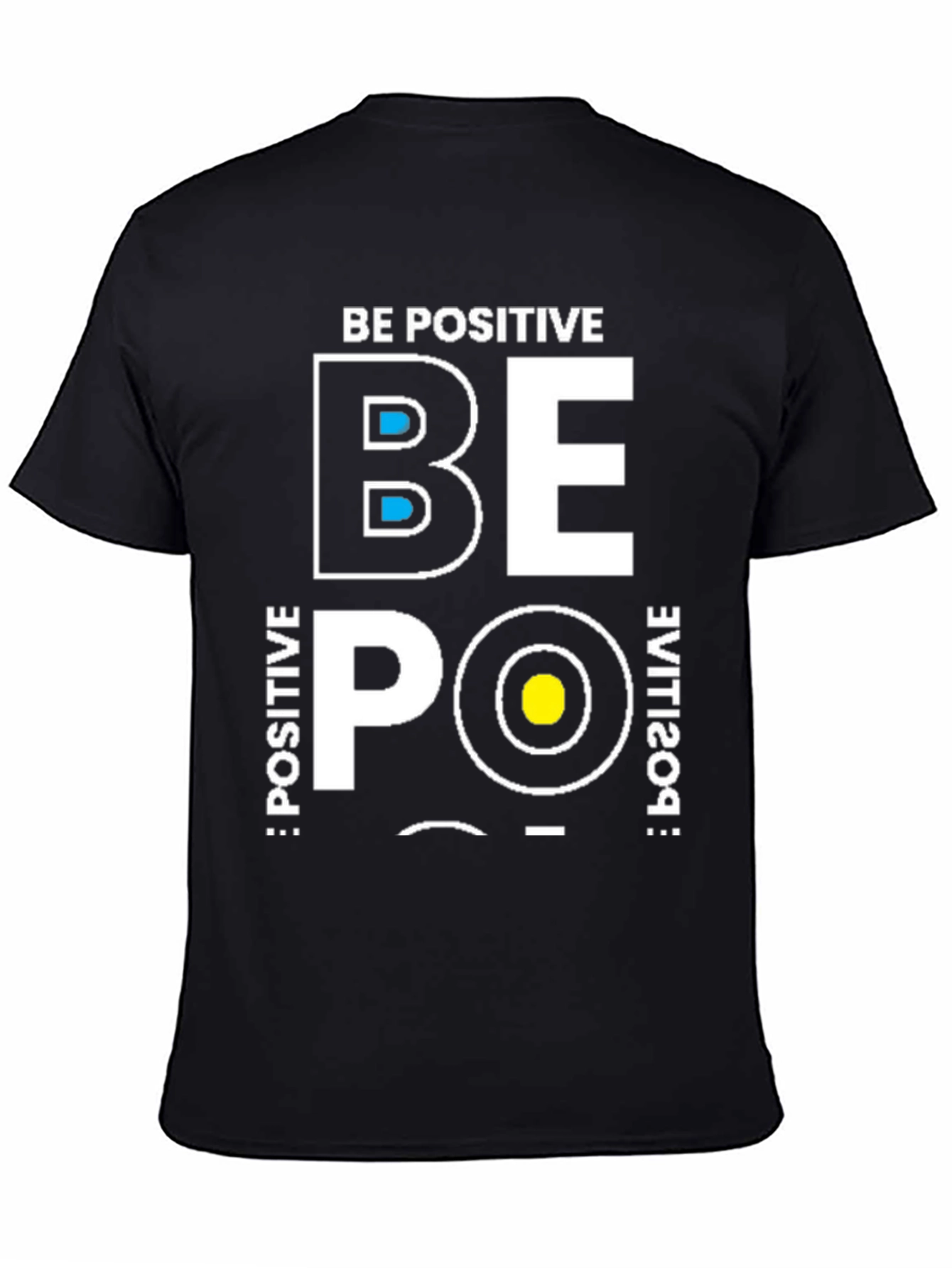 Be Positive Graphic T-Shirt - Black
