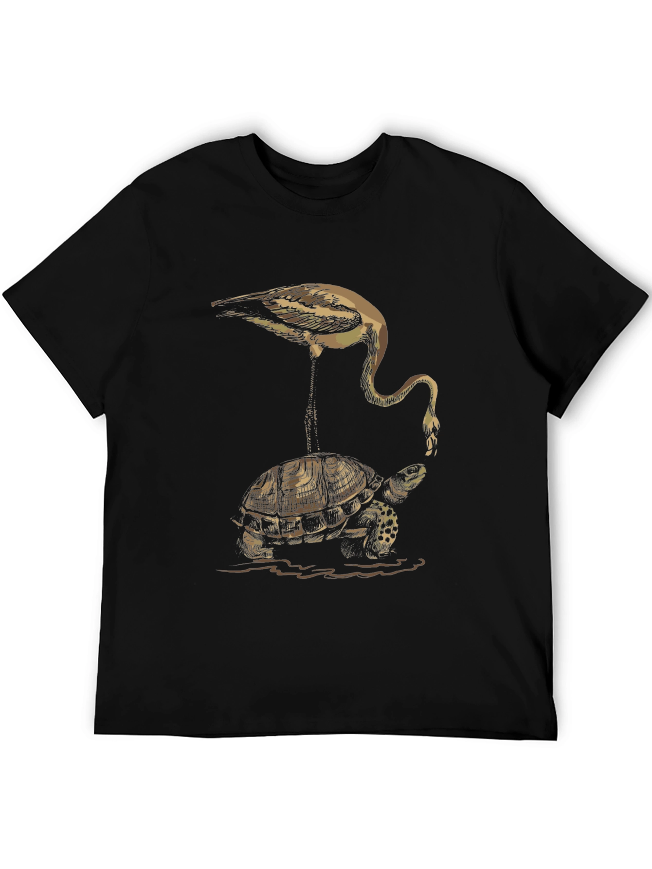 Turtle & Flamingo Graphic Tee
