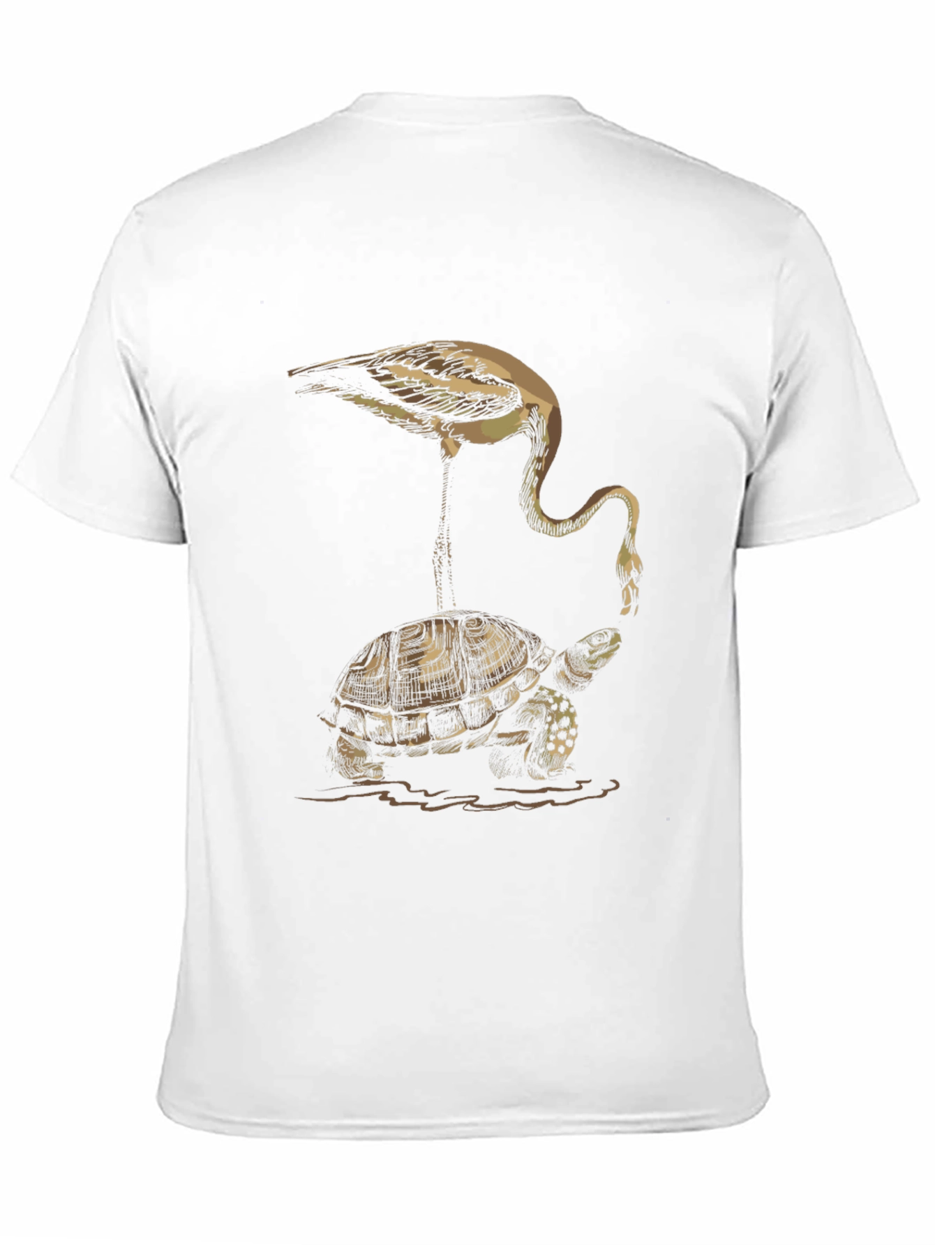Turtle & Flamingo Graphic Tee