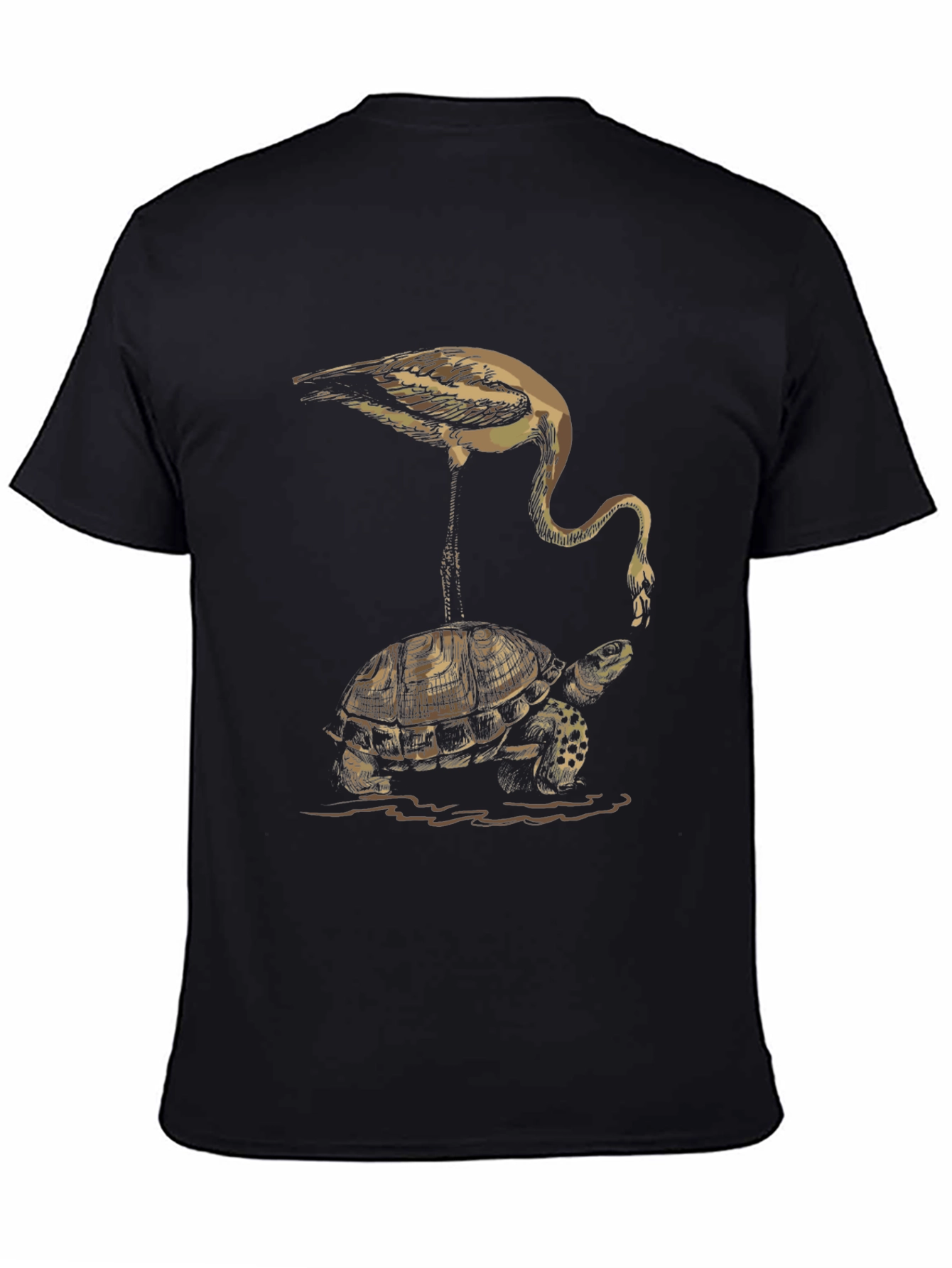 Turtle & Flamingo Graphic Tee