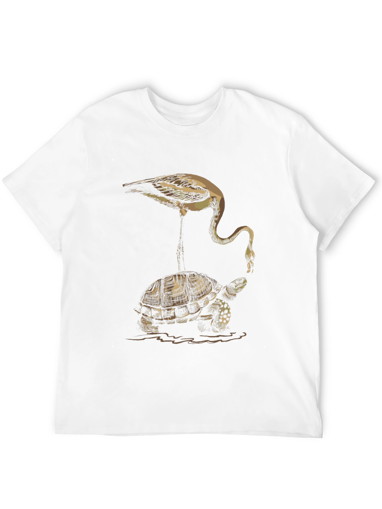 Turtle & Flamingo Graphic Tee