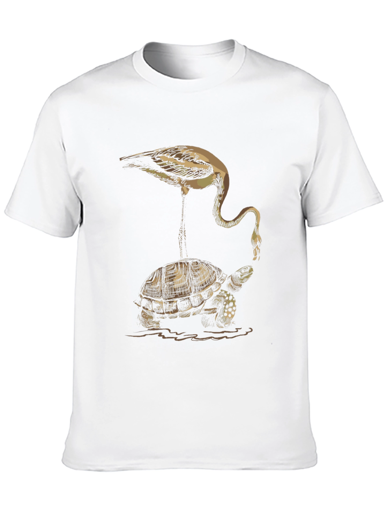 Turtle & Flamingo Graphic Tee