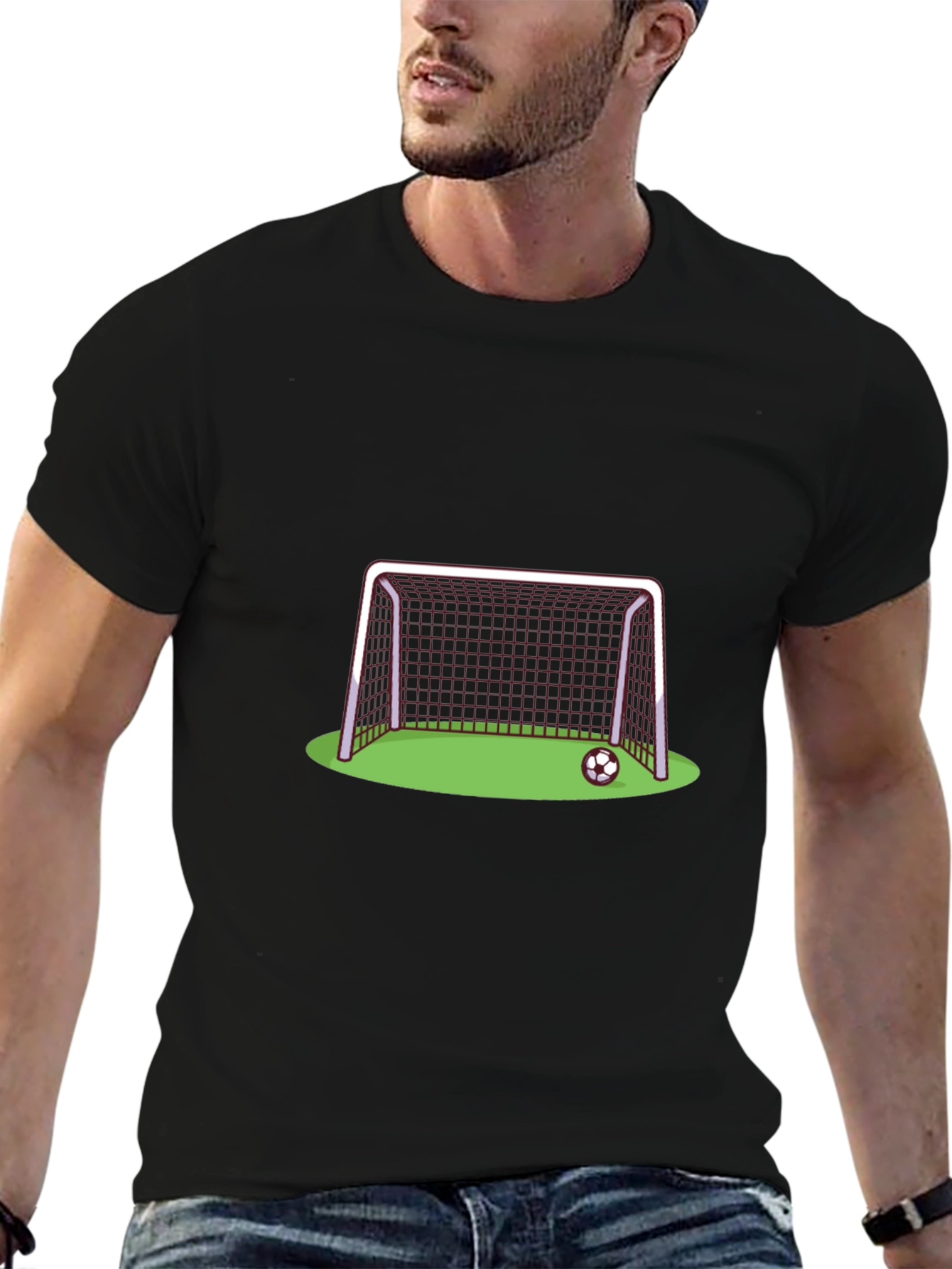 Soccer Goal Graphic T-Shirt