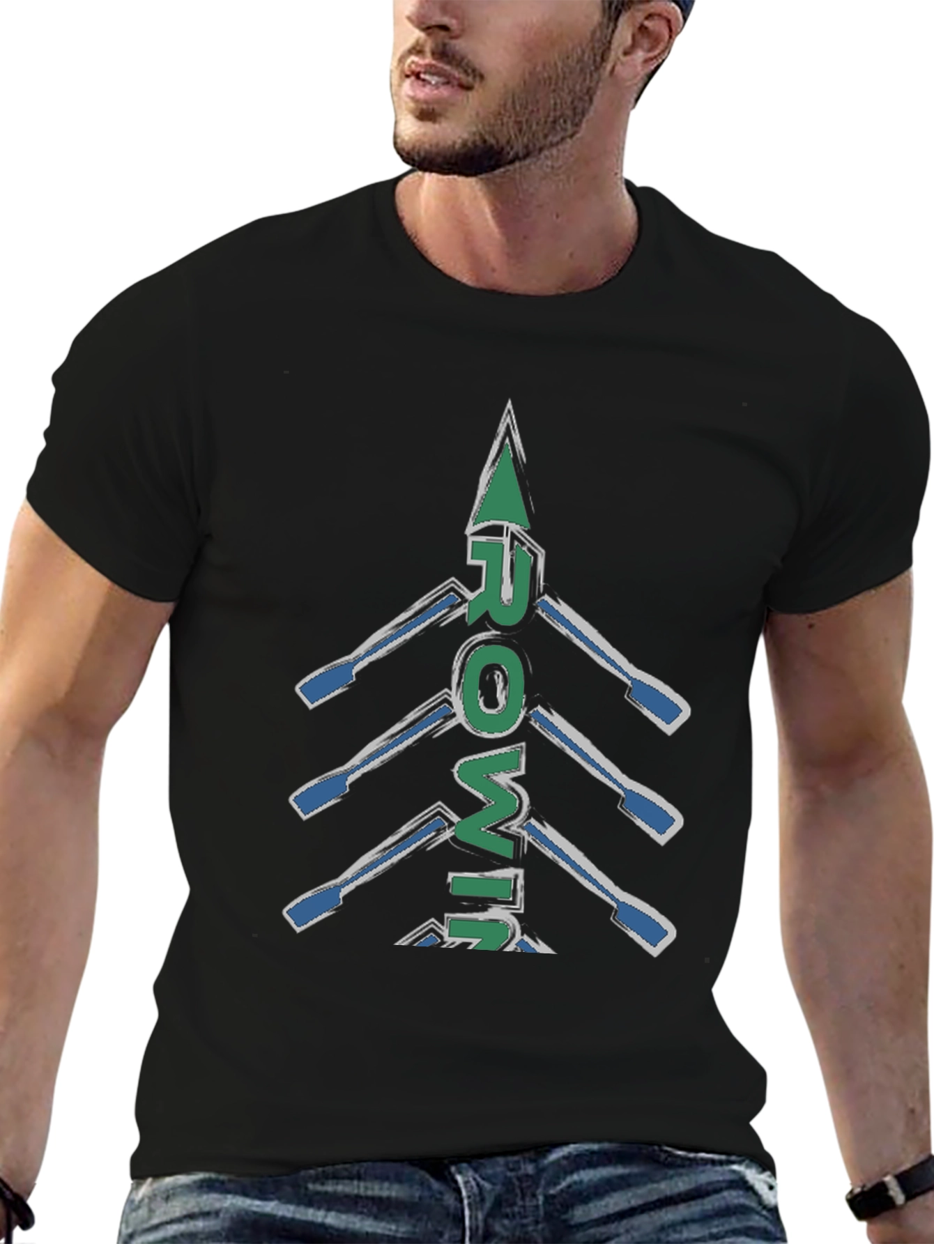 Rowing Oar T-Shirt - Crew Team Apparel