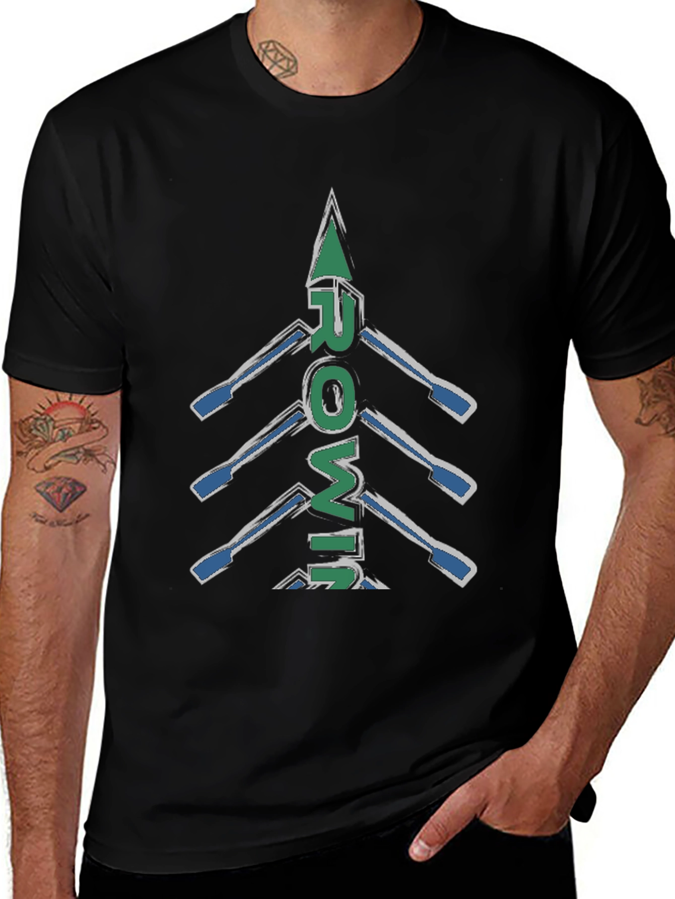 Rowing Oar T-Shirt - Crew Team Apparel