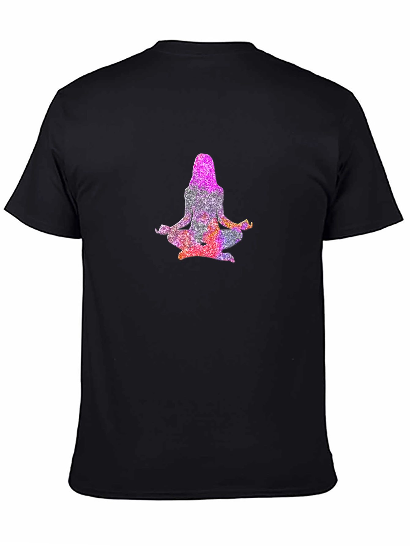 Meditative Glitter Yoga Tee