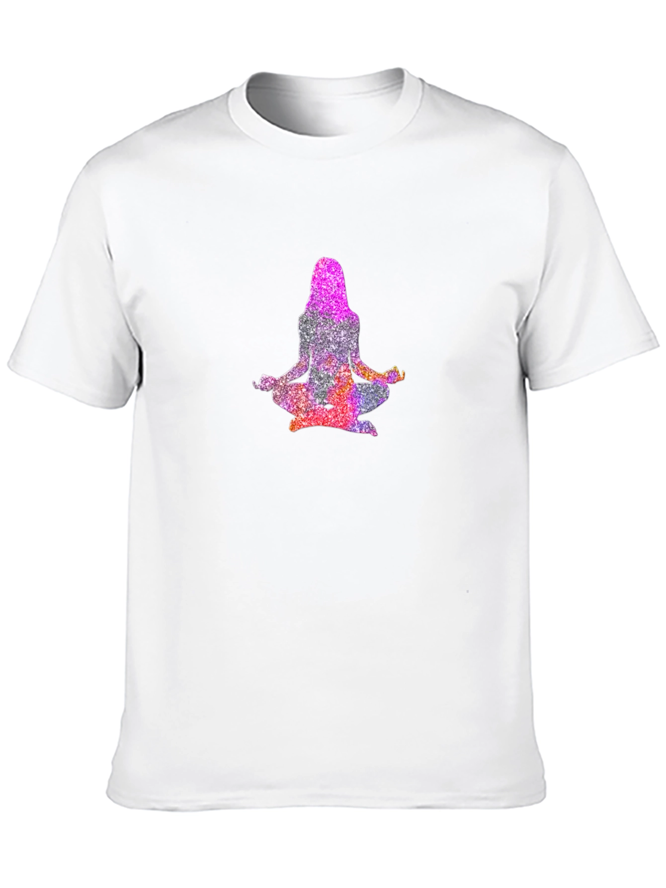 Meditative Glitter Yoga Tee