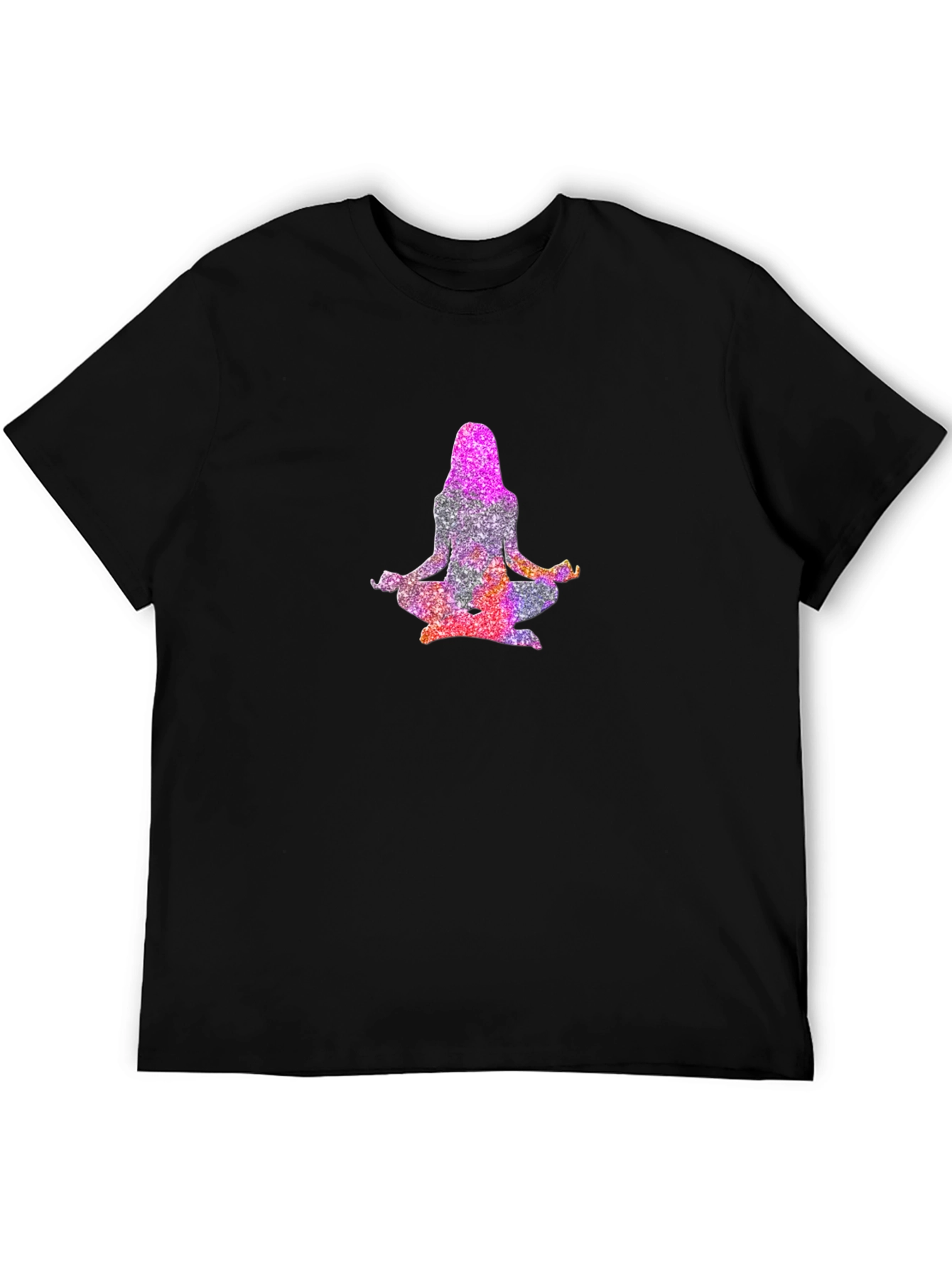 Meditative Glitter Yoga Tee