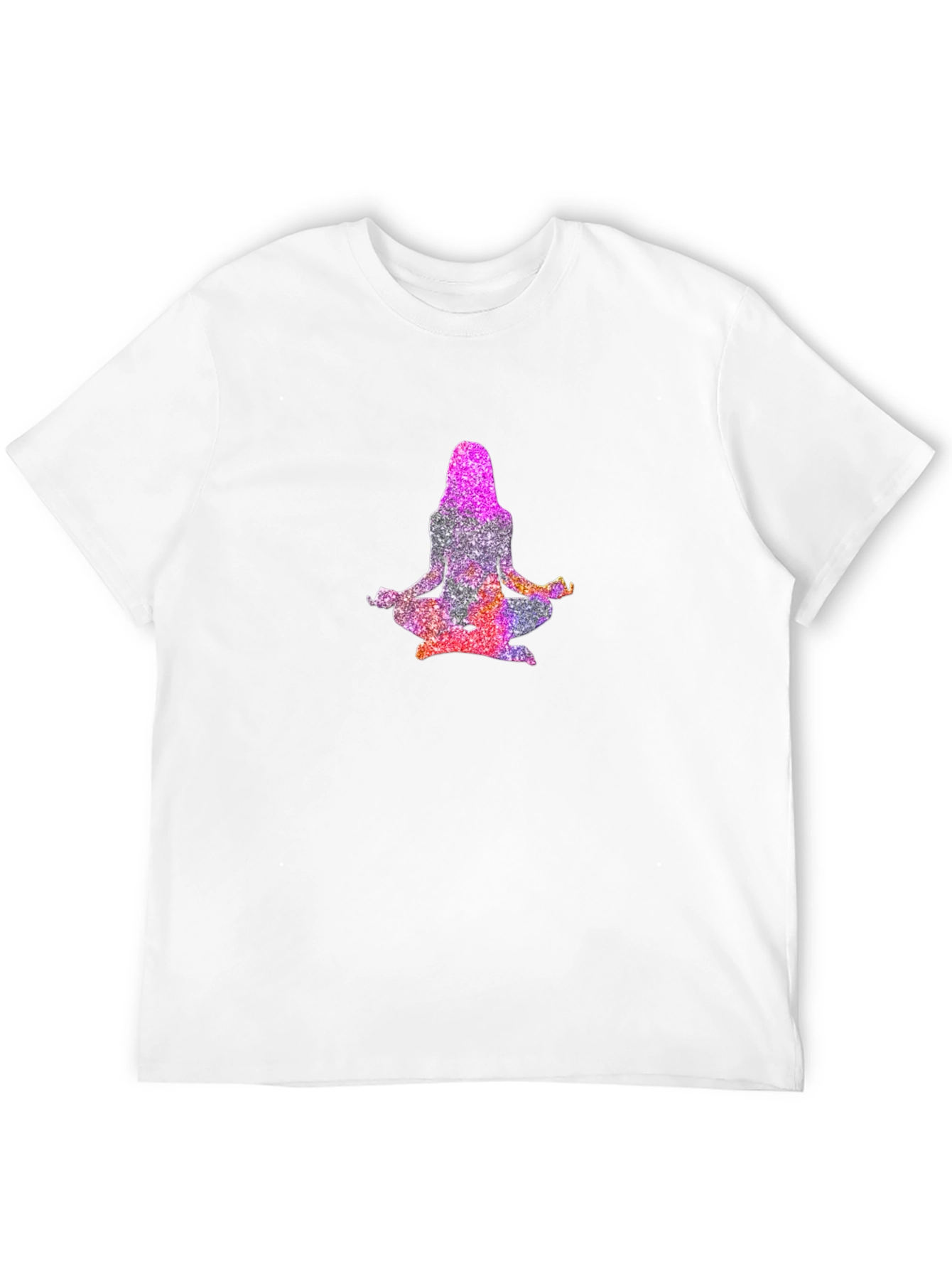 Meditative Glitter Yoga Tee