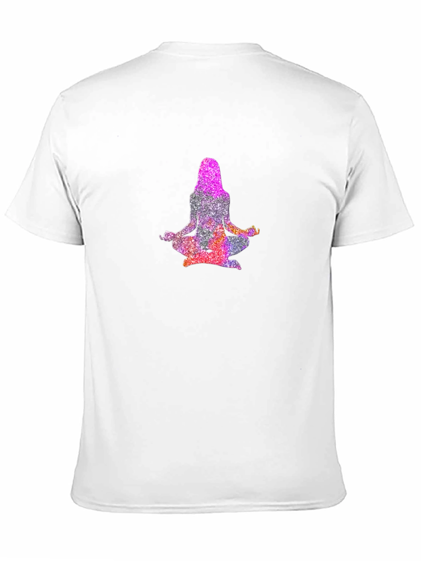 Meditative Glitter Yoga Tee