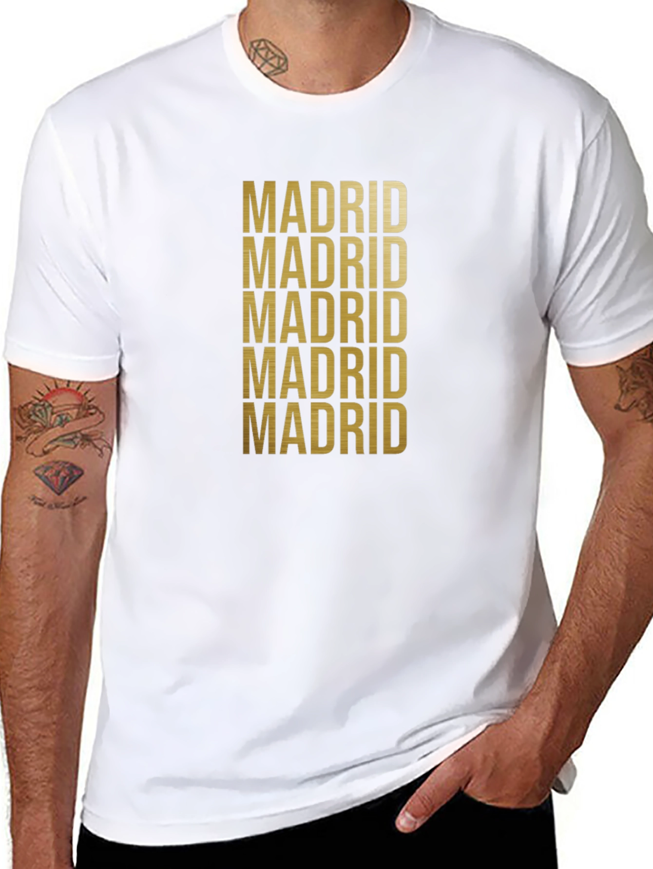 Madrid Graphic Tee - Stylish City Pride