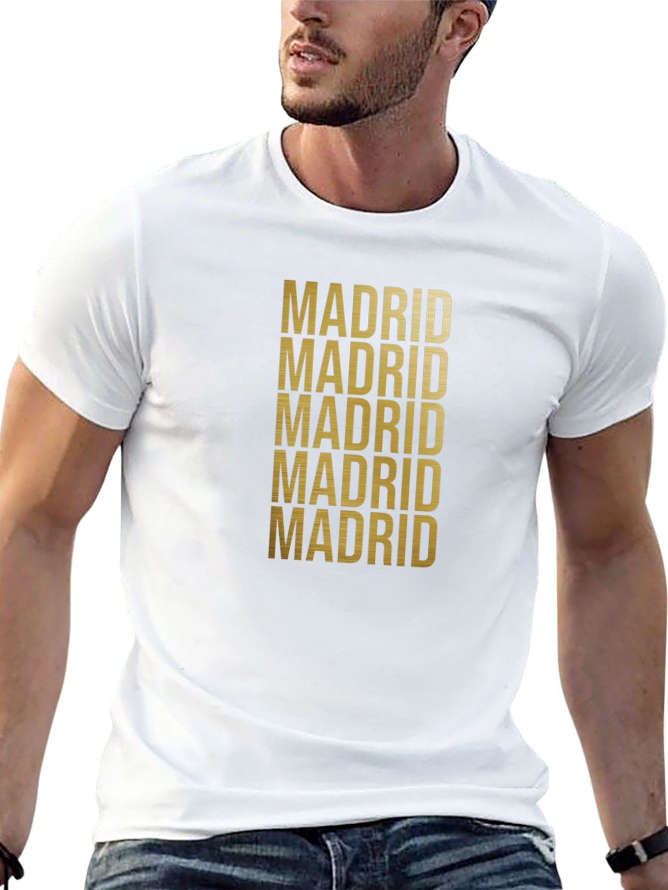Madrid Graphic Tee - Stylish City Pride