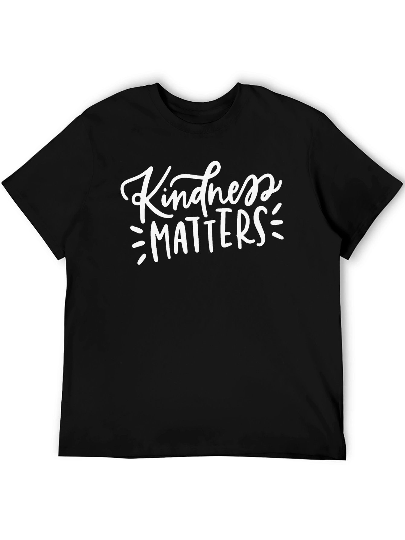Kindness Matters Graphic Tee - Unisex Black T-Shirt