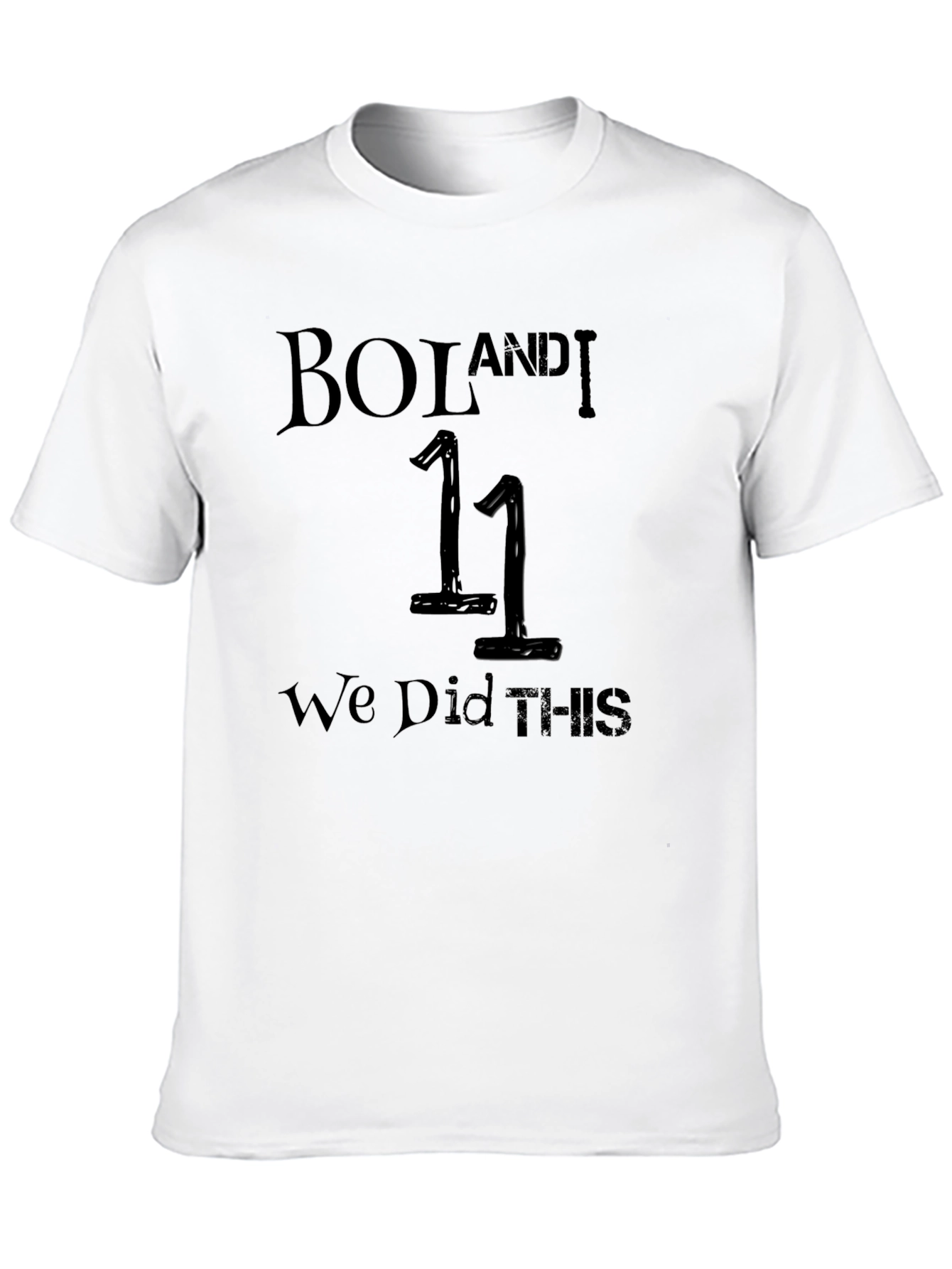 Boi and I Black Graphic Tee
