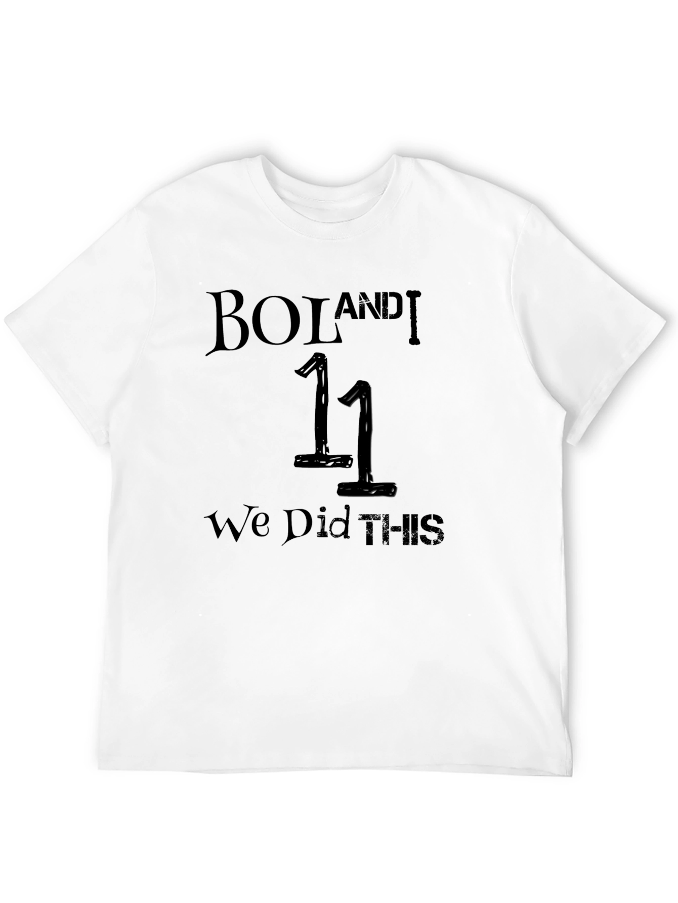 Boi and I Black Graphic Tee