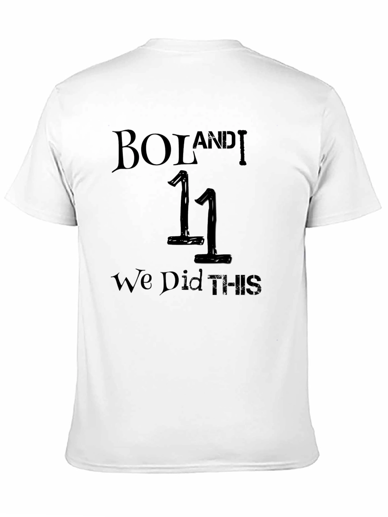 Boi and I Black Graphic Tee